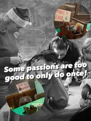 Last year, Kindal and Tobey (Cohort 8) launched a service project at the Pioneer Museum&rsquo;s &ldquo;Old Fashioned Christmas&rdquo; event. They loved the experience so much that they returned this year to host Christmas crafts in the old schoolhous