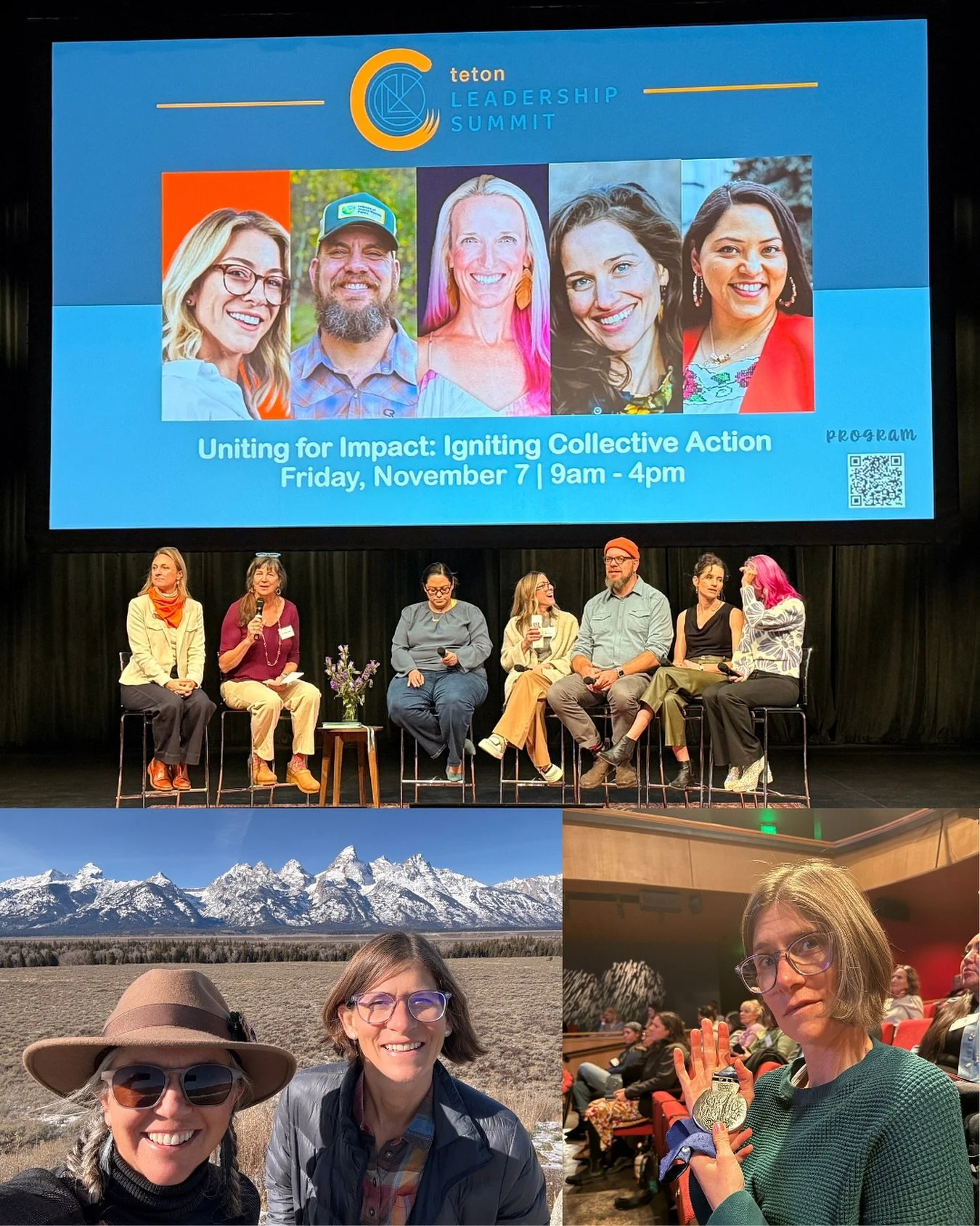 Last week @wellsartventure our Program Manager and @kt_klings our board member took the opportunity to attend the Teton Leadership Summit in Jackson, Wyoming&mdash;and it was absolutely incredible&mdash;impactful, well-curated, and filled with genuin