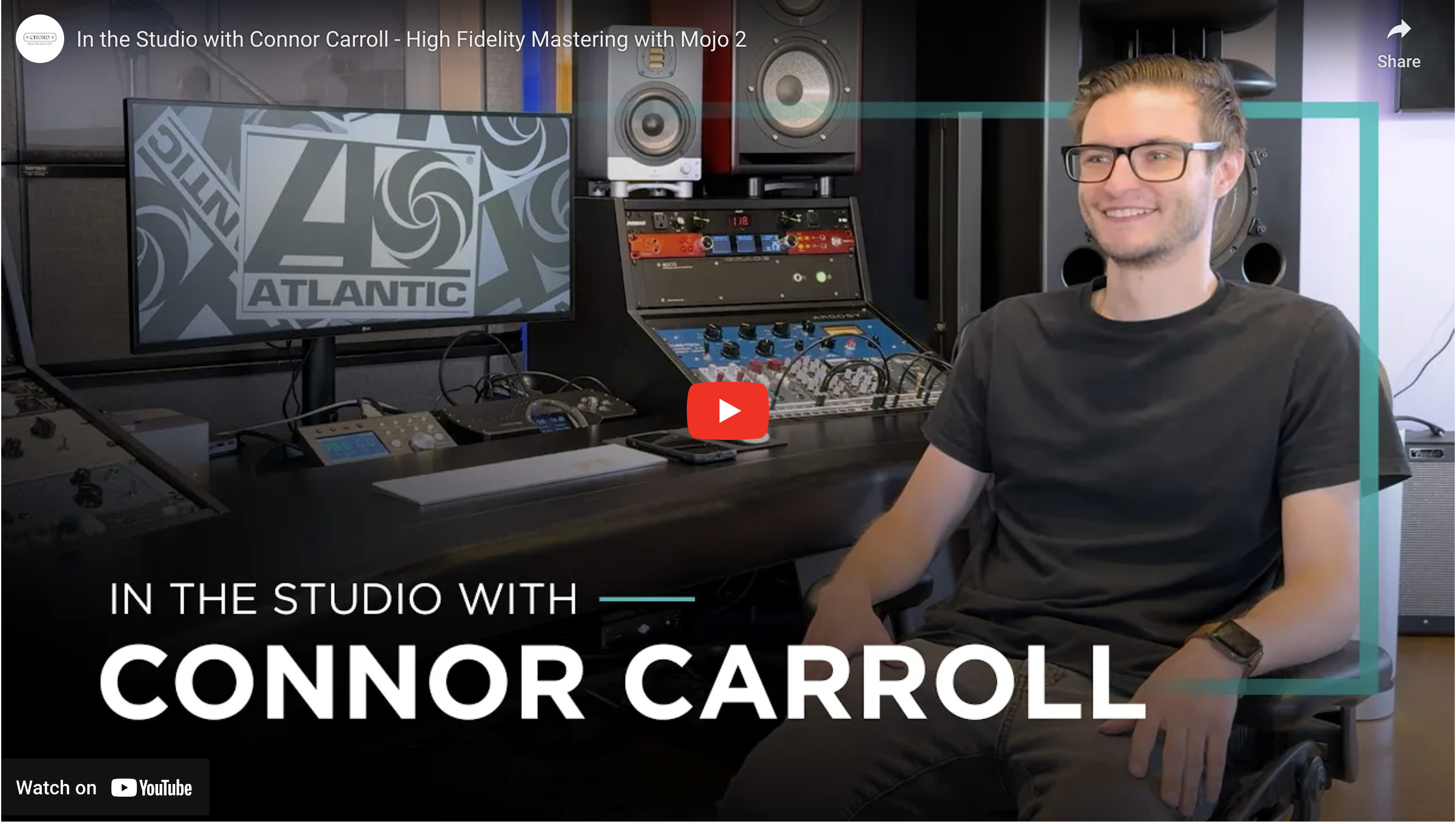 “In The Studio With Connor Carroll” - Chord Electronics Interview