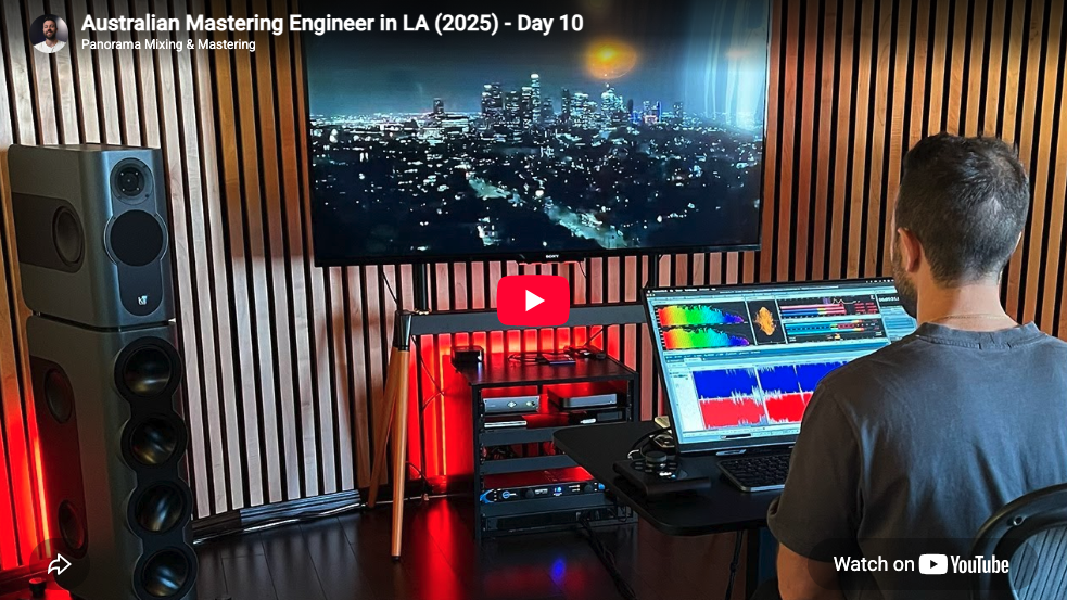 INTERVIEW: AUSTRALIAN MASTERING ENGINEER IN LA (2025) - DAY 10