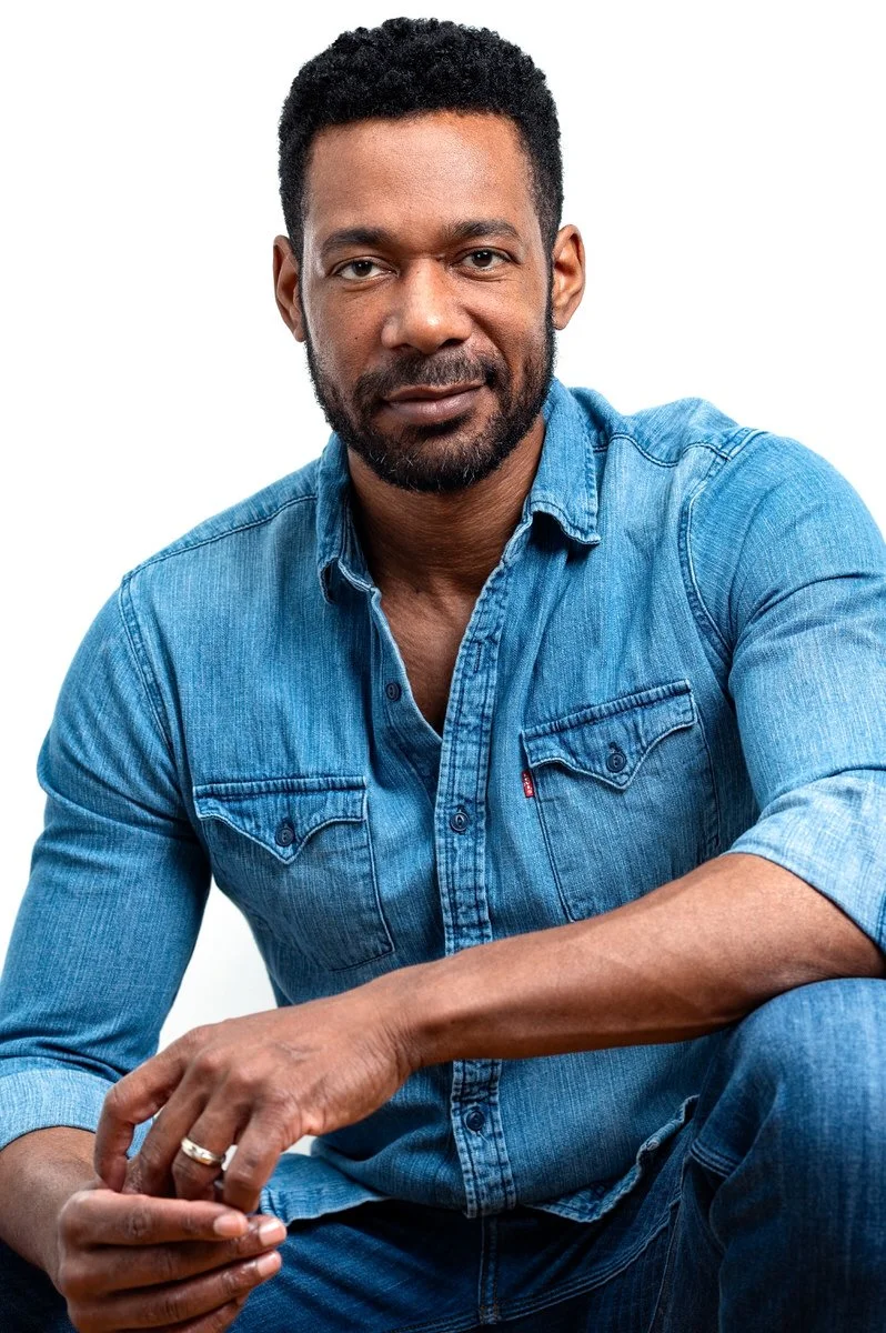 comparison of a dramatic and commercial headshot for Toronto actor agency submission
