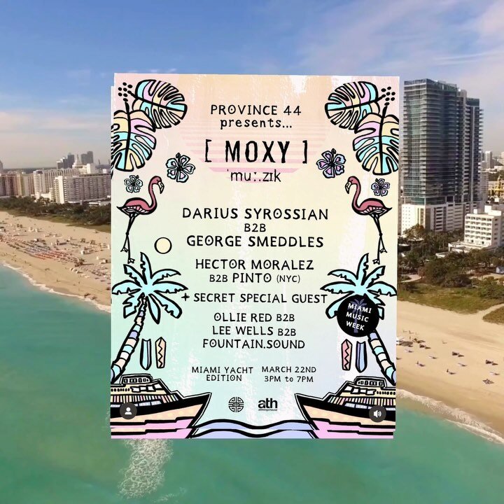 The countdown begins for the Official @moxymuzik Showcase, the Miami Yacht Edition.

All Things House Music has teamed up with @province_44 to bring you THE sold-out Official Moxy Music, Miami Yacht Party during Miami Music Week on March 22nd

We wan