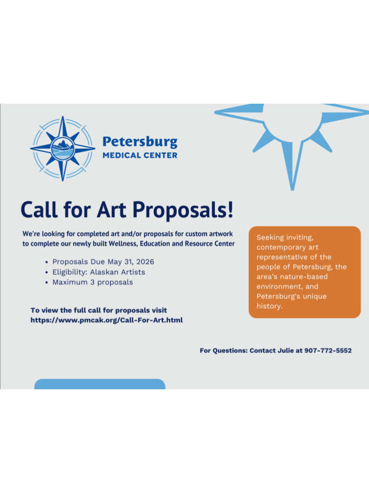 Poster for Call for Art Proposals - Petersburg Medical Center