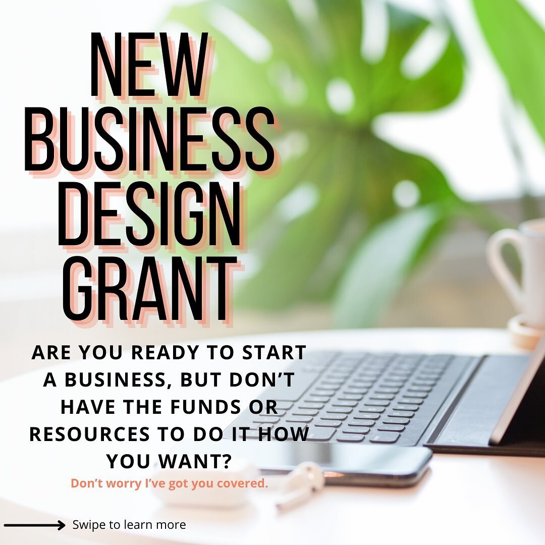March business grant is open with all new options!
LINK IN BIO!

#creativebrand #branddesigner #squrespace #shopify #squarespacewebdesigner #graphicdesign #businessgrant #blackowned #webdesigner
