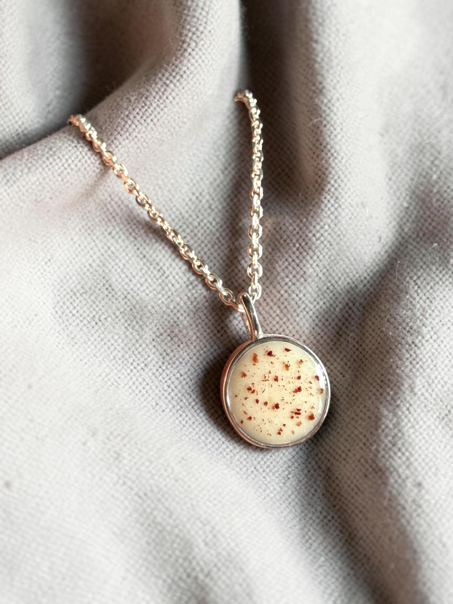 Dainty Circle Breastmilk Necklace
