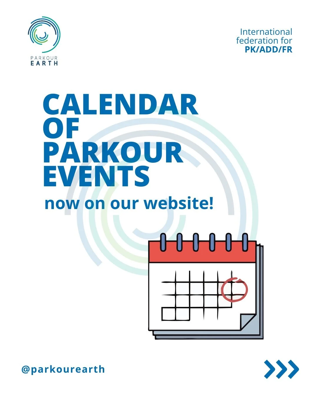 We&rsquo;ve launched a global parkour events calendar 🌍
If you&rsquo;re organising a parkour event and want it included, 📩 send us an email.
(Template is available by clicking the link on the website)

Simple. Open. Community-driven.

#parkour #par