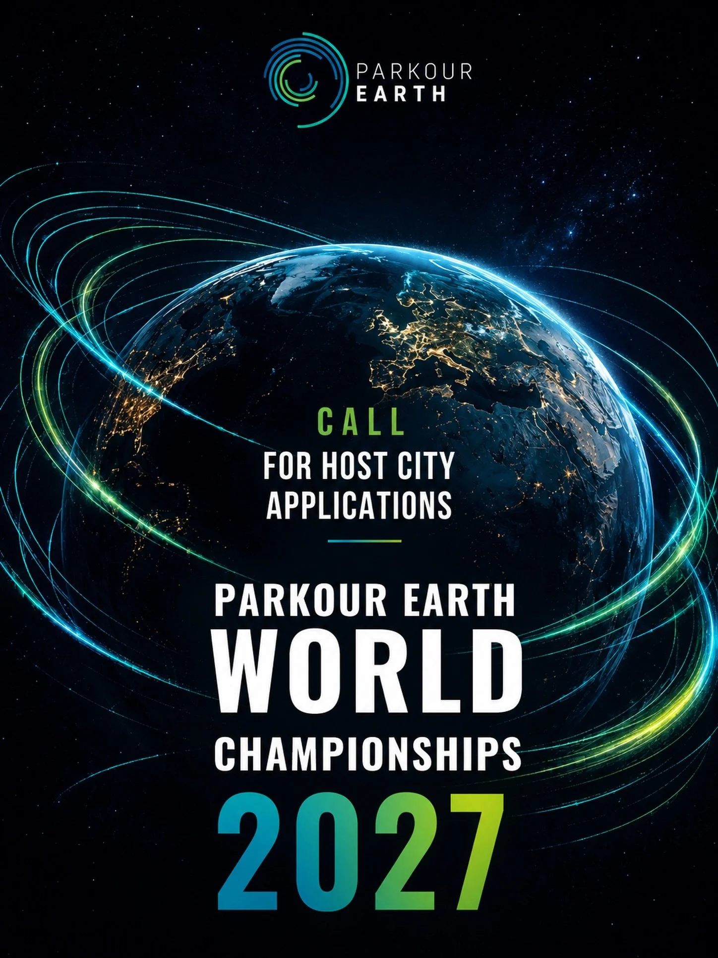 🌍 Parkour Earth World Championships 2027 &ndash; Host City Applications Open!

Parkour Earth is officially opening the bidding process for the 2027 Parkour Earth World Championships, planned for autumn 2027.
While preparations for the 2026 World Cha