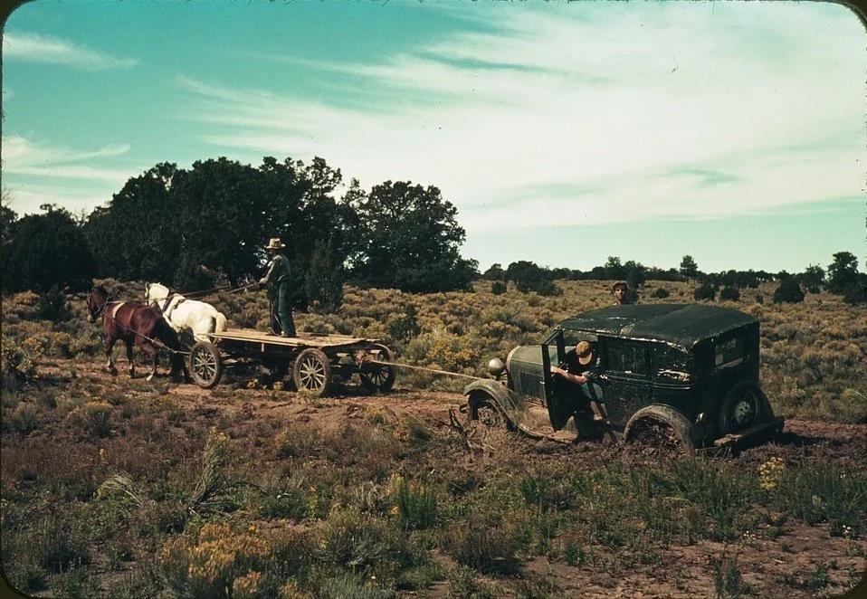 Mary E. J. Colter on Trains, Planes, and Automobiles