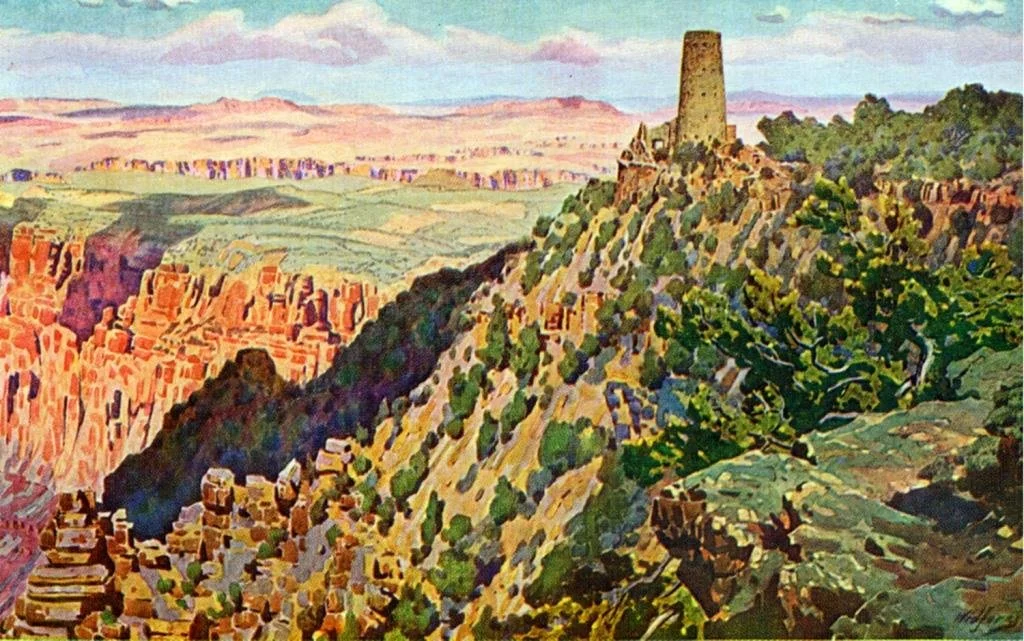 Gunnar Widforss Painted Mary E. J. Colter’s Watchtower