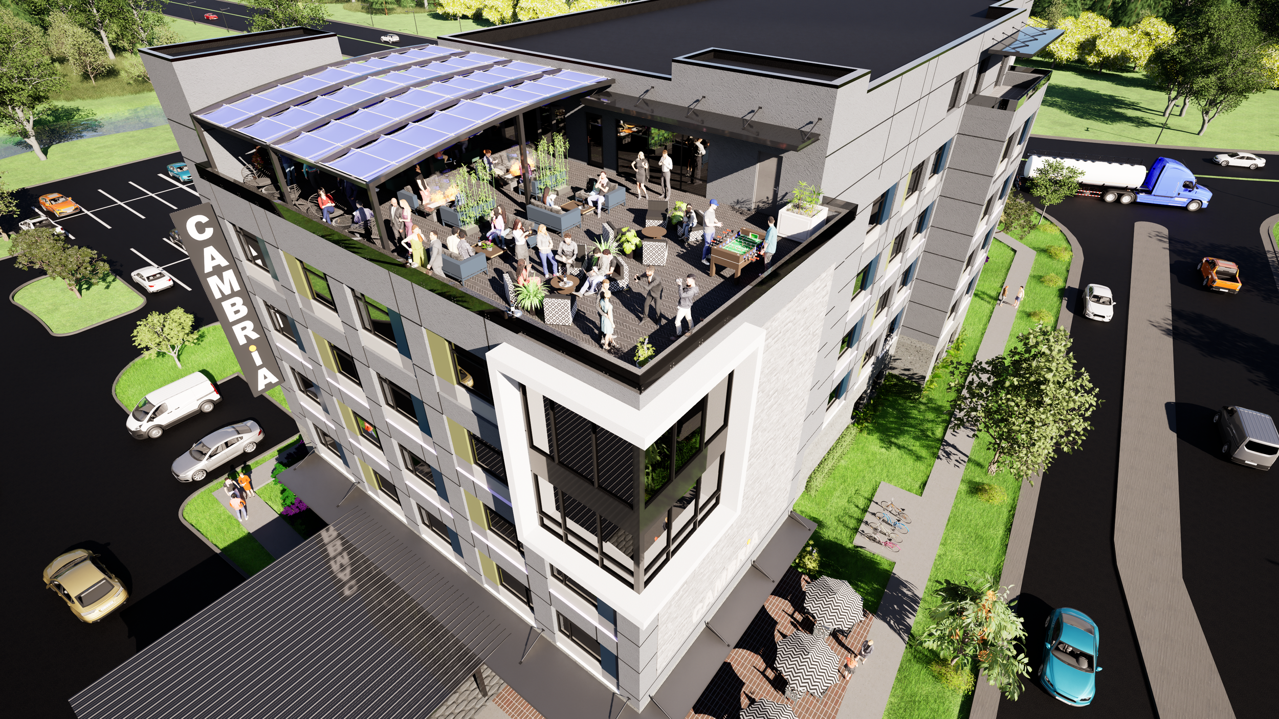 Cambria Hotel Ocoee - Rooftop Bar