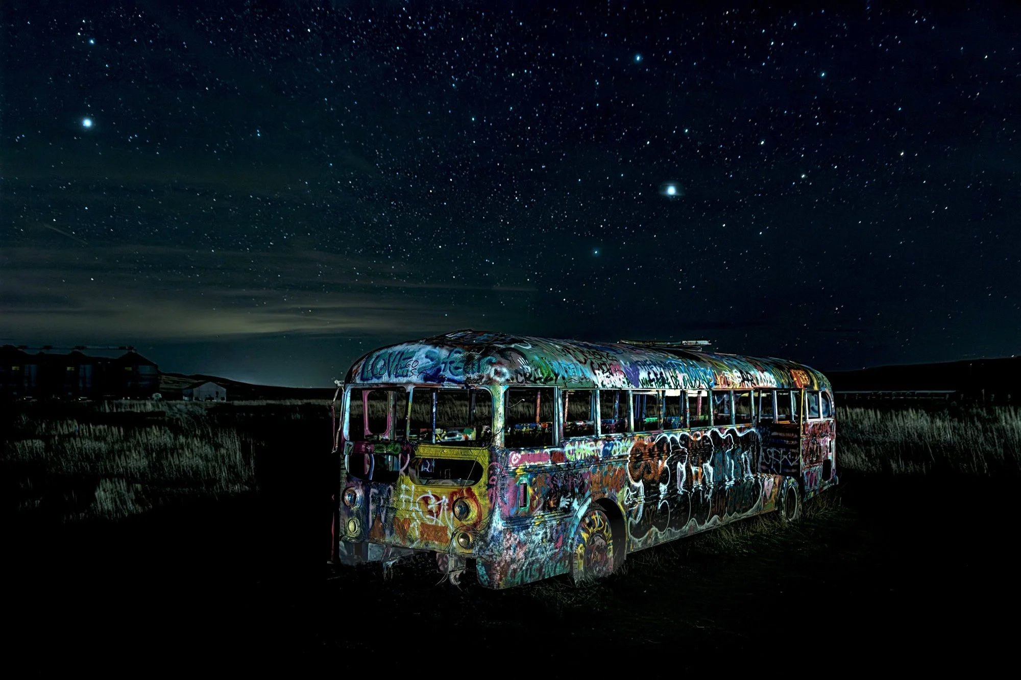 6th Place (80 votes)
The Washtucna Bus by Norm James