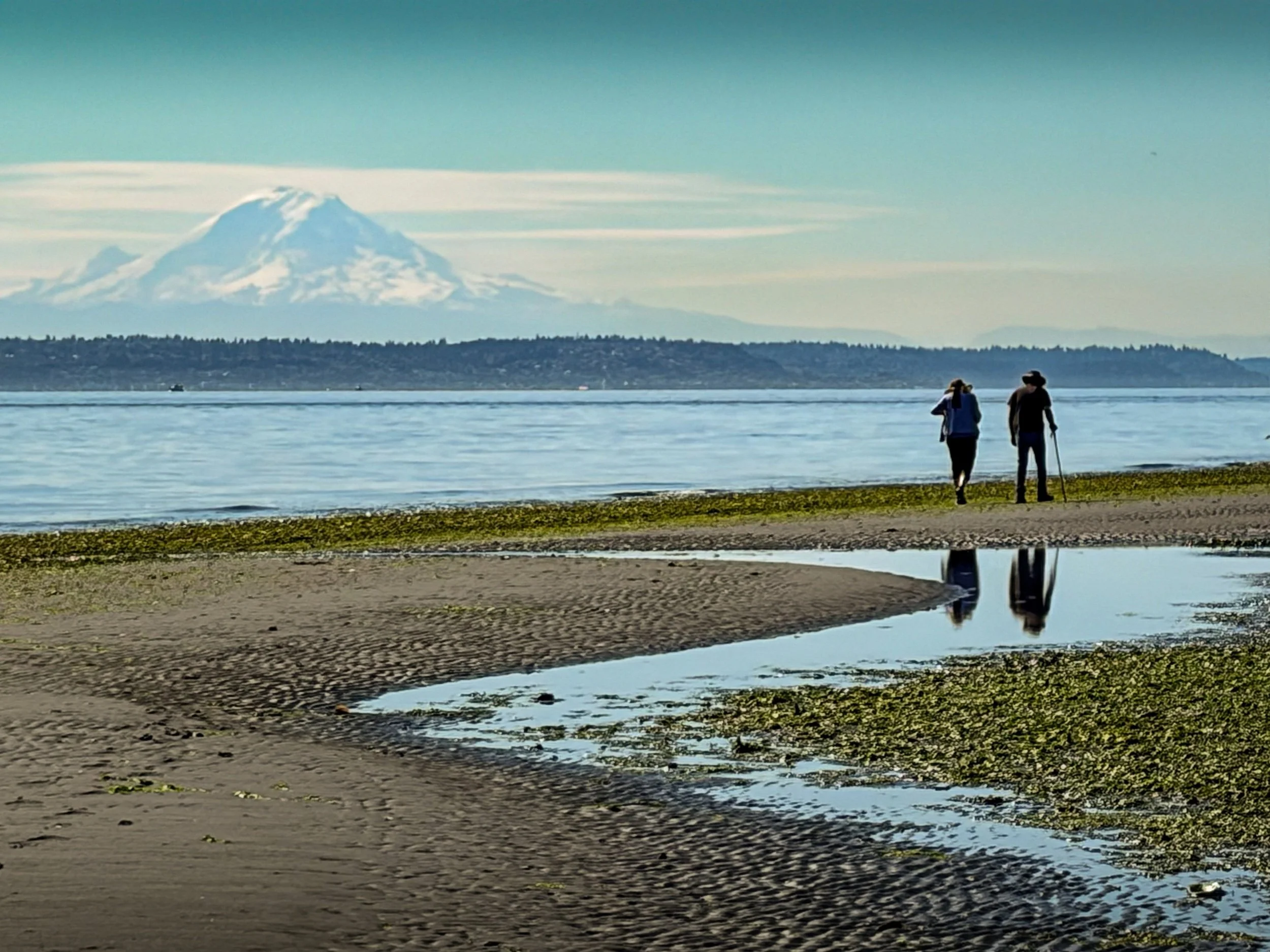 Couple at the Beach (Before) by Catherine Lam