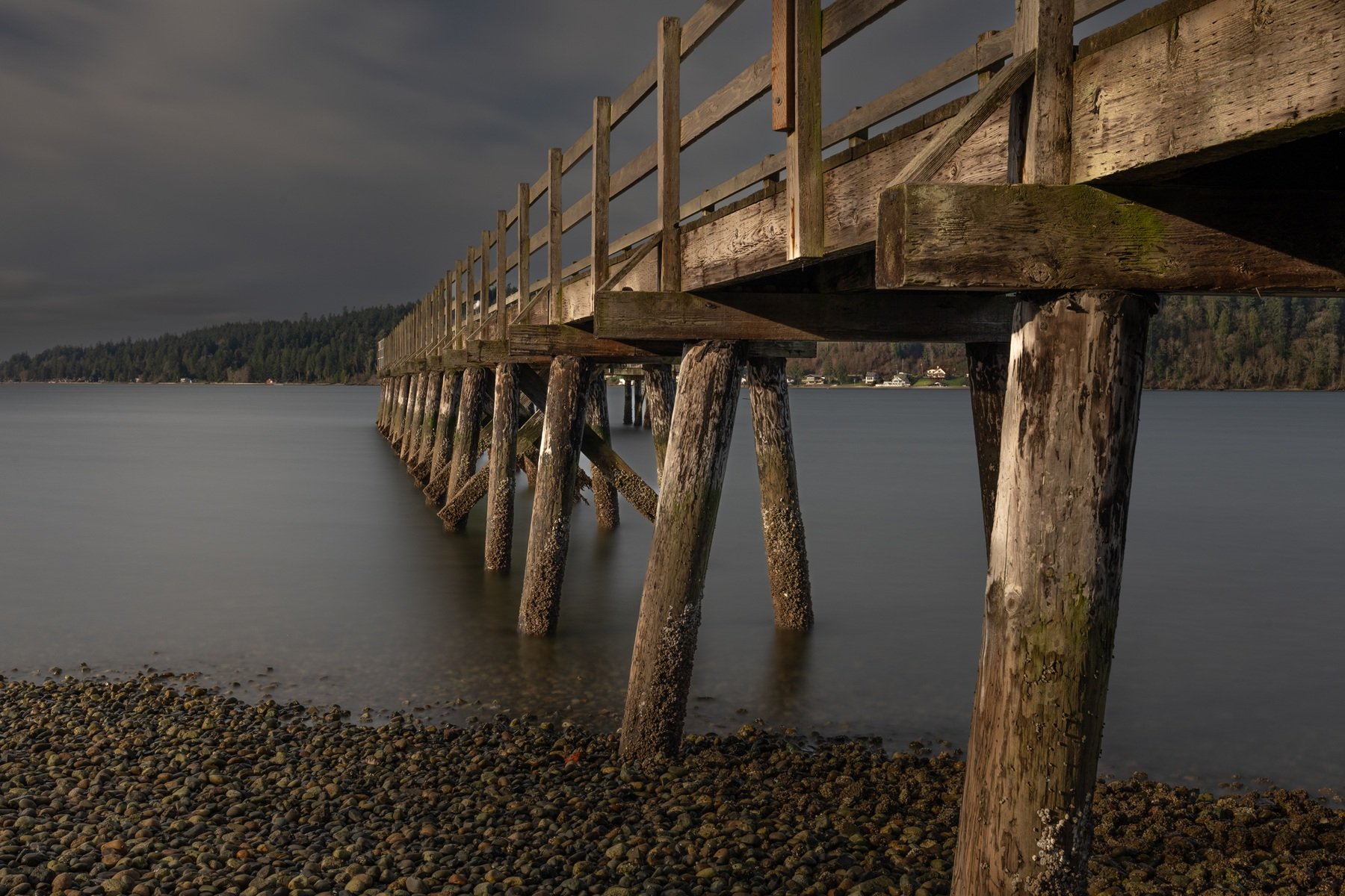 Point White Dock (After) by Diane Hutchings