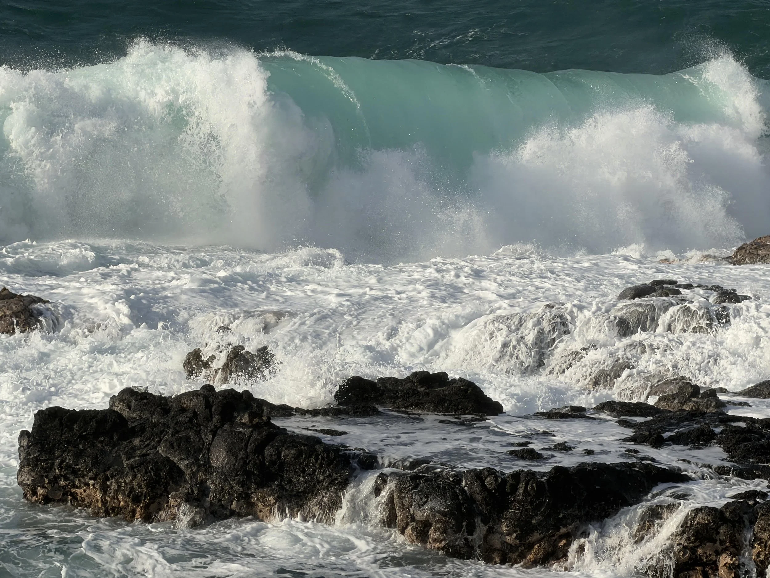 Island Surf (Before) by Diane Meyer