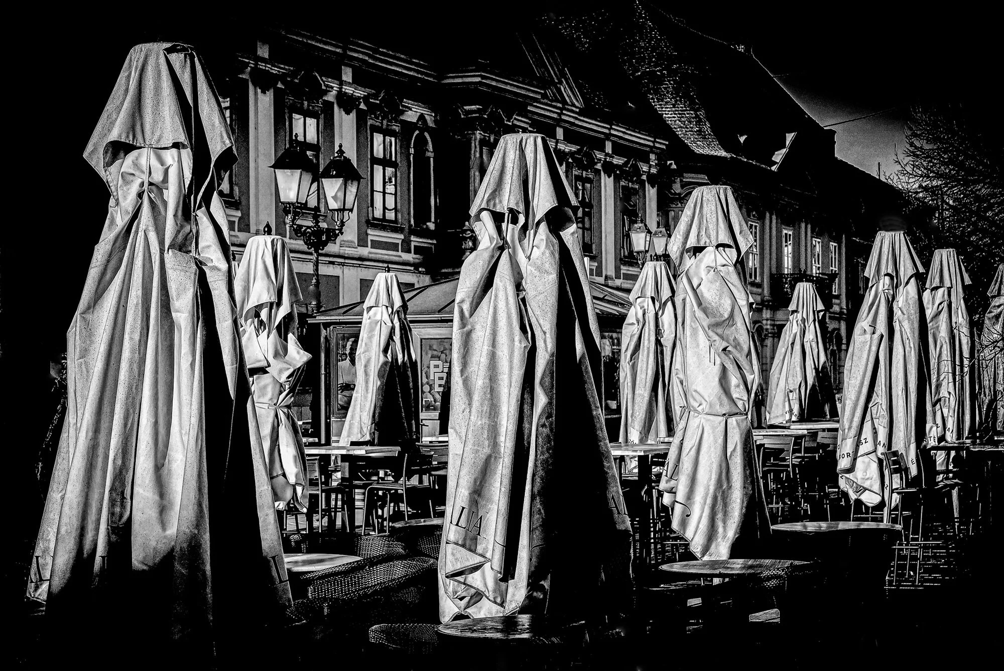 Evening Procession of Monks by Rob Wagoner