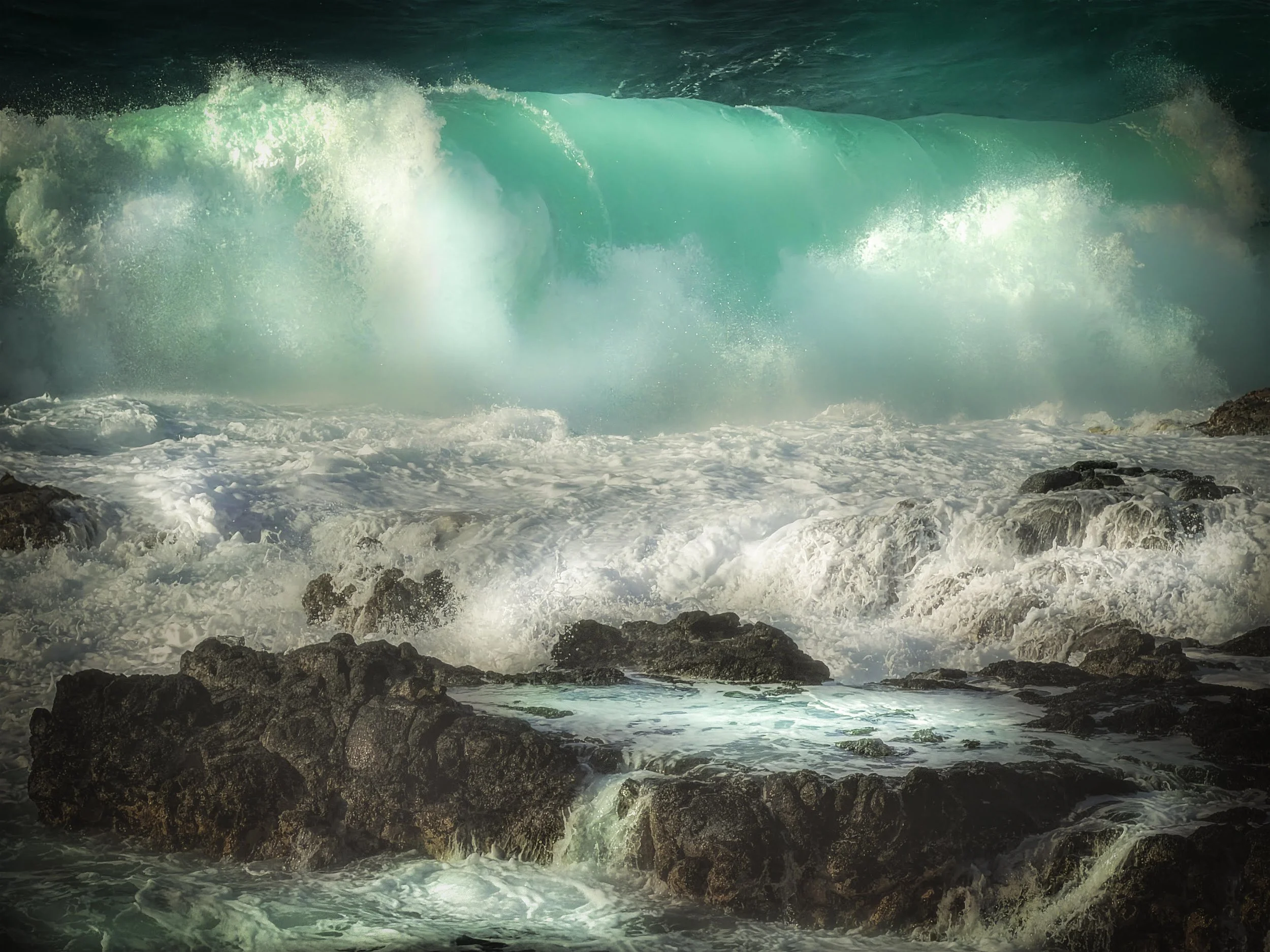 Island Surf (After) by Diane Meyer