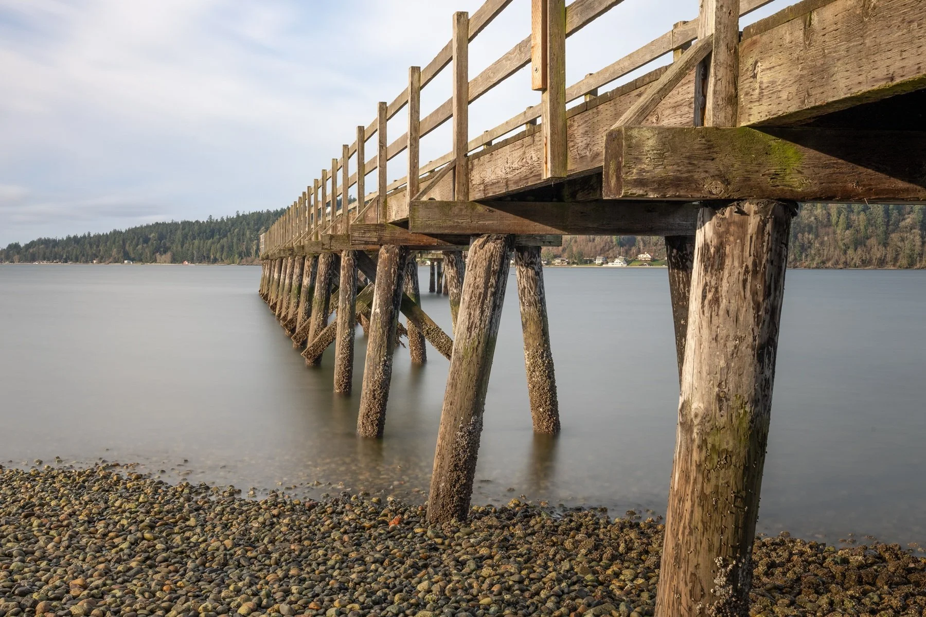 Point White Dock (Before) by Diane Hutchings