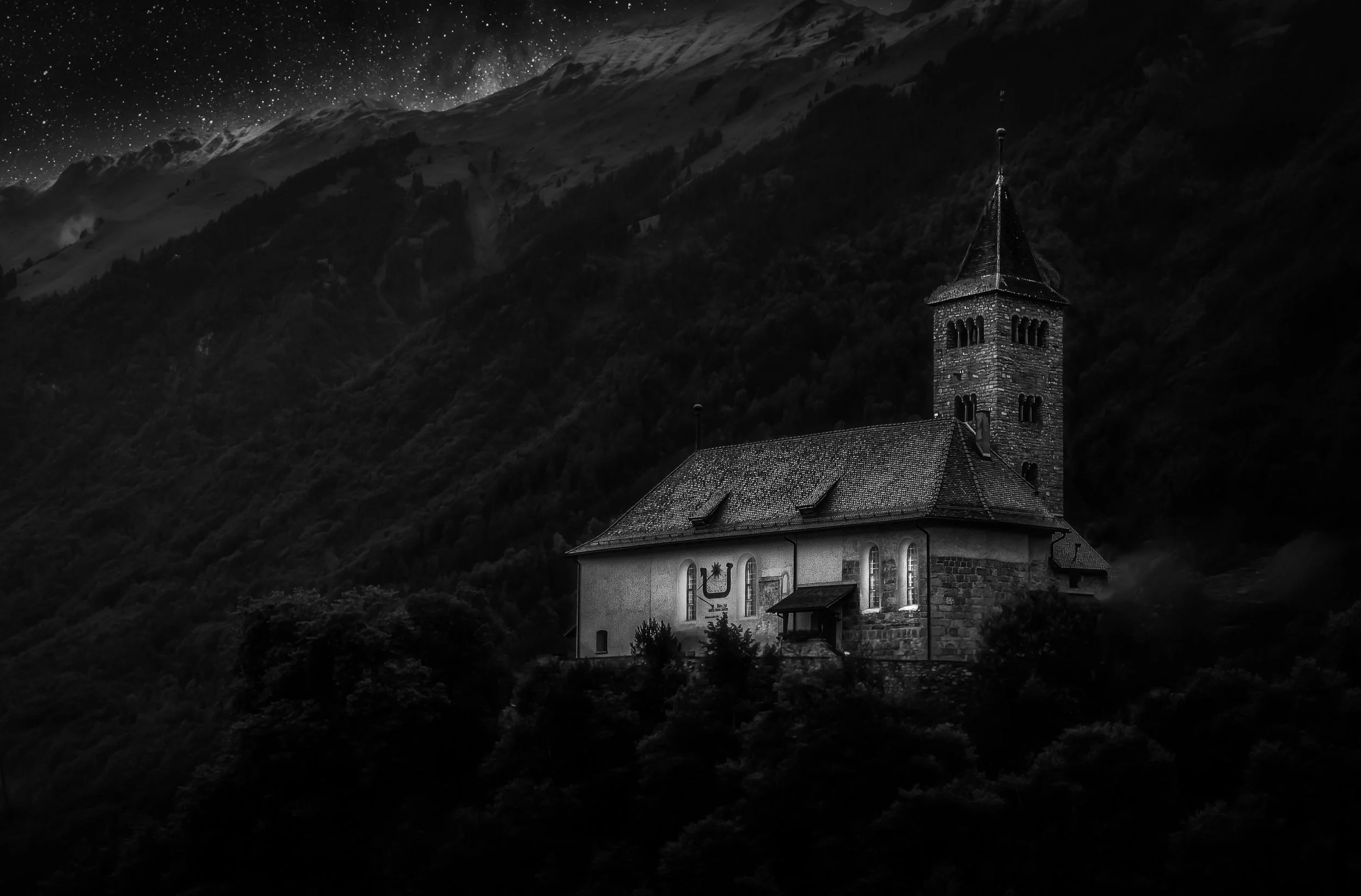 Brienz Reform Church by Chuck Eklund