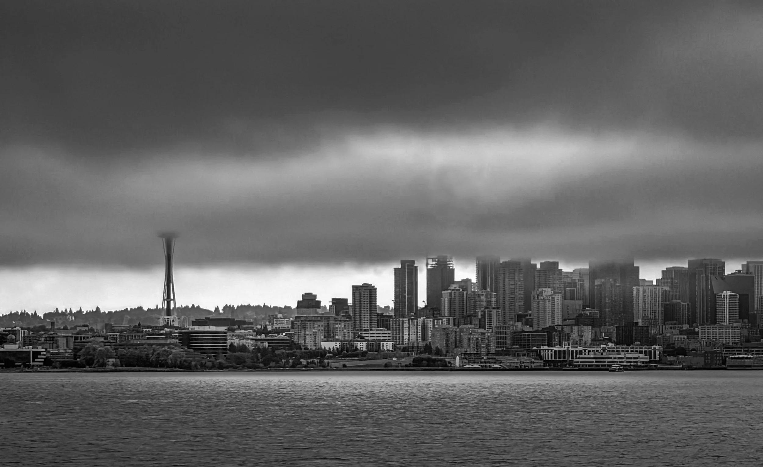 Fog over Seattle by Catherine Lam
