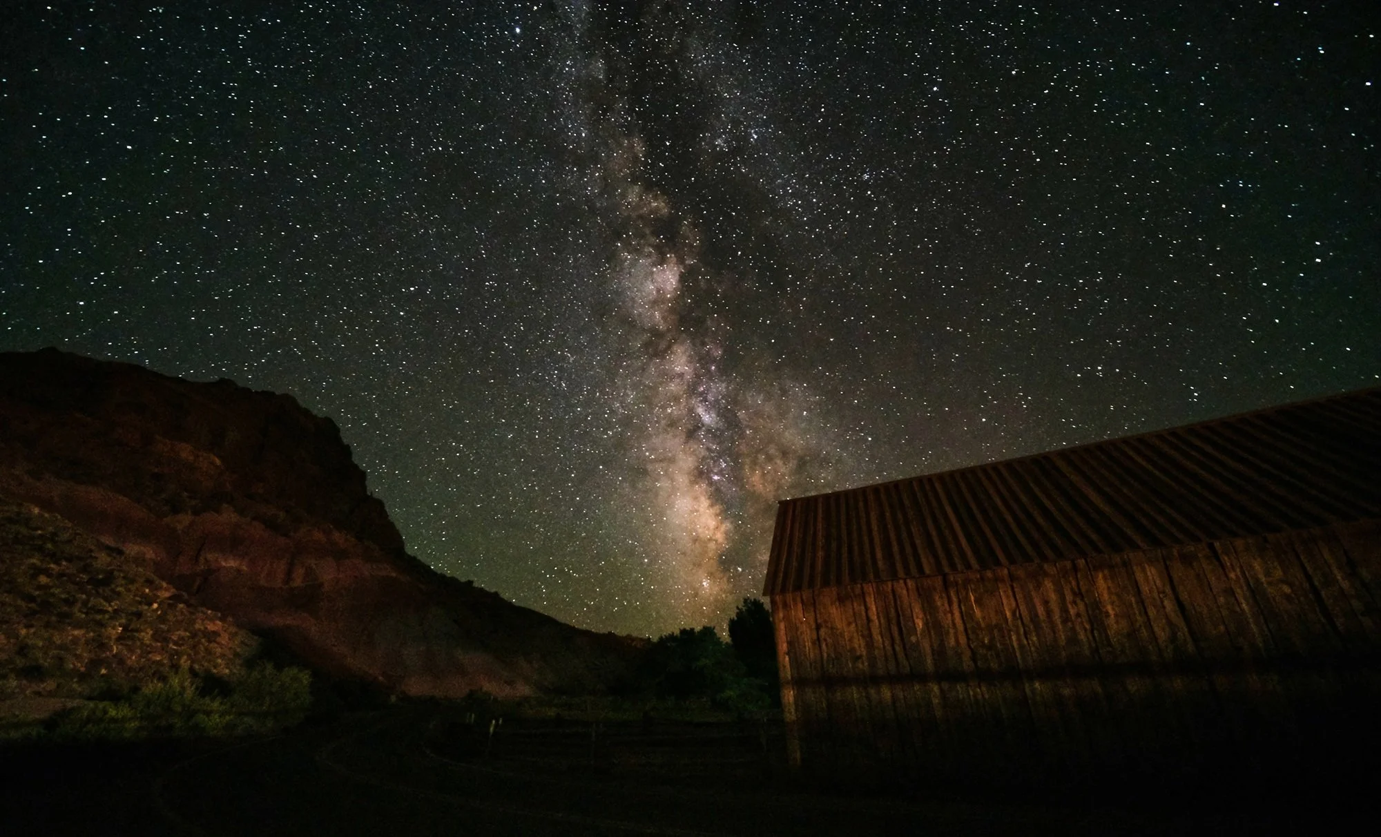 Nightfall at Waterpocket Fold by Frank Willmann