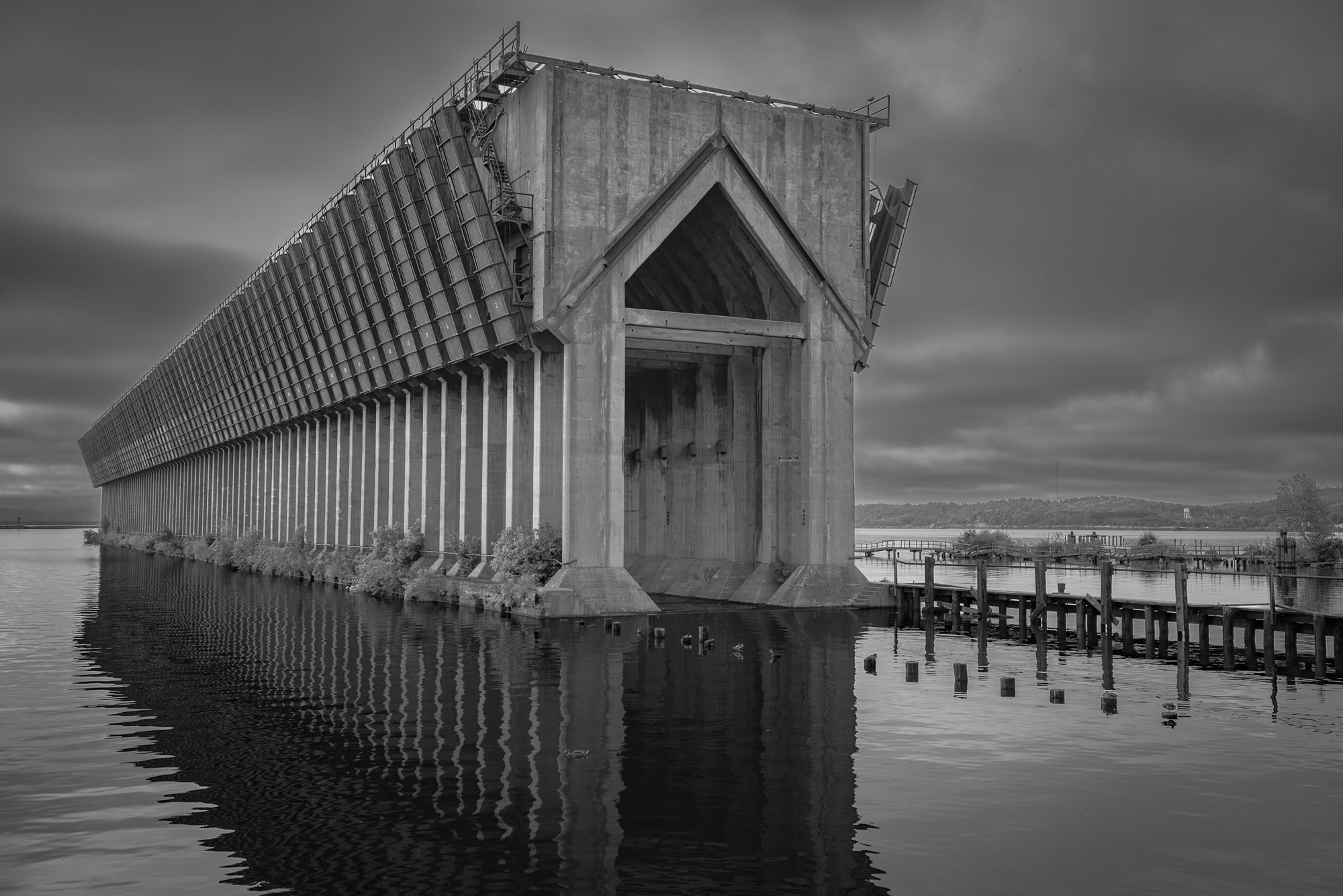Iron Oar Dock (After-1) by Diane Hutchings