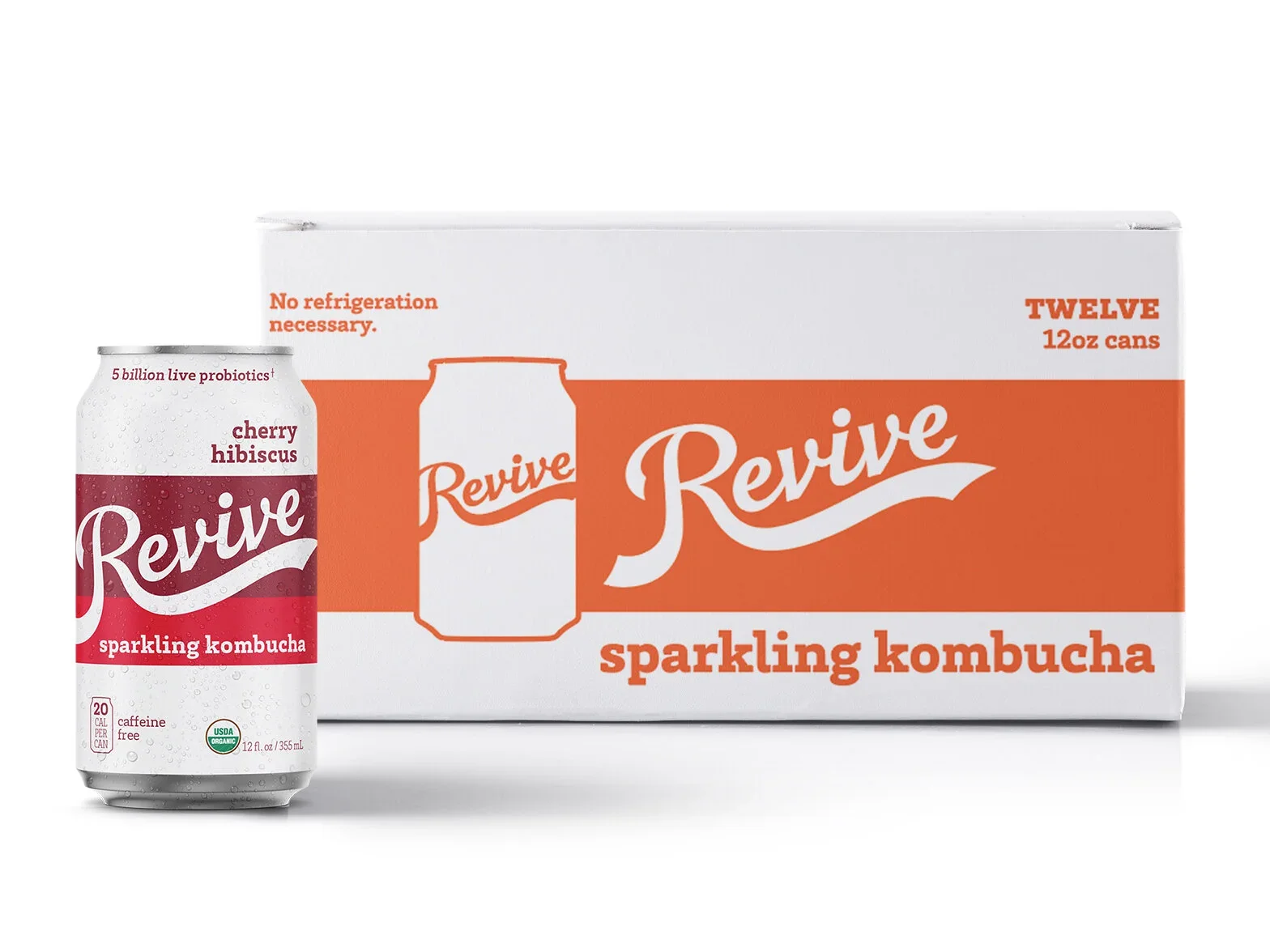 Revive Kombucha Packaging