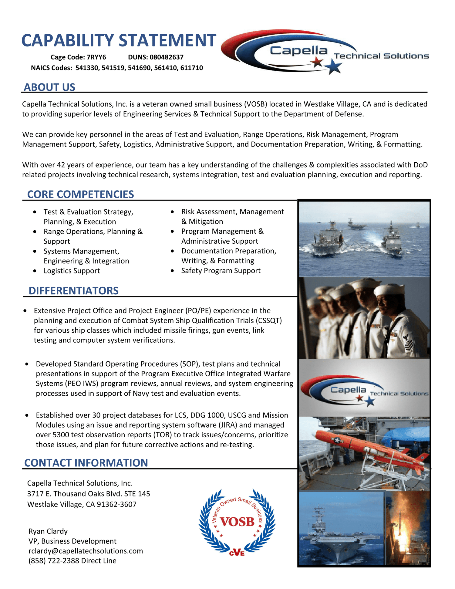 Capability Statement — Capella Technical Solutions