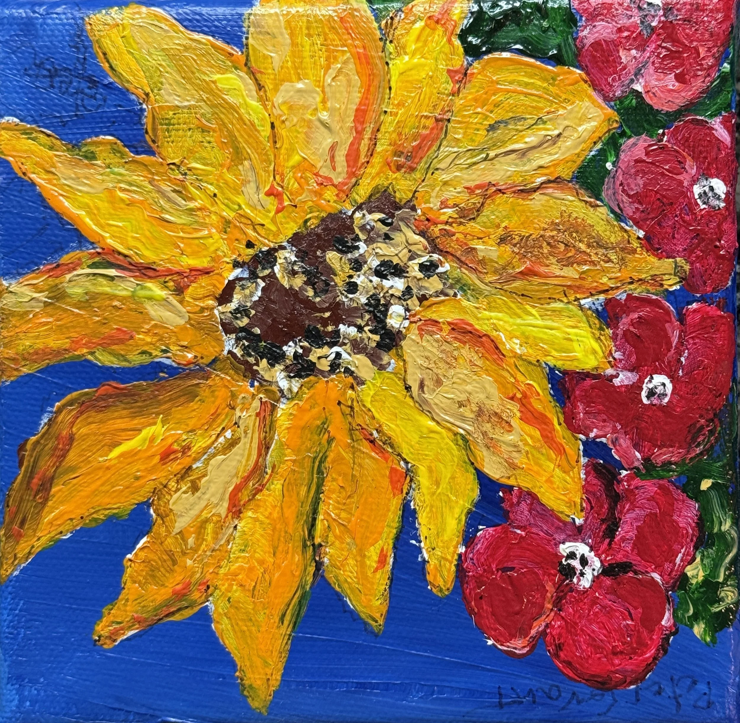 Spring Flowers 3 on Canvas