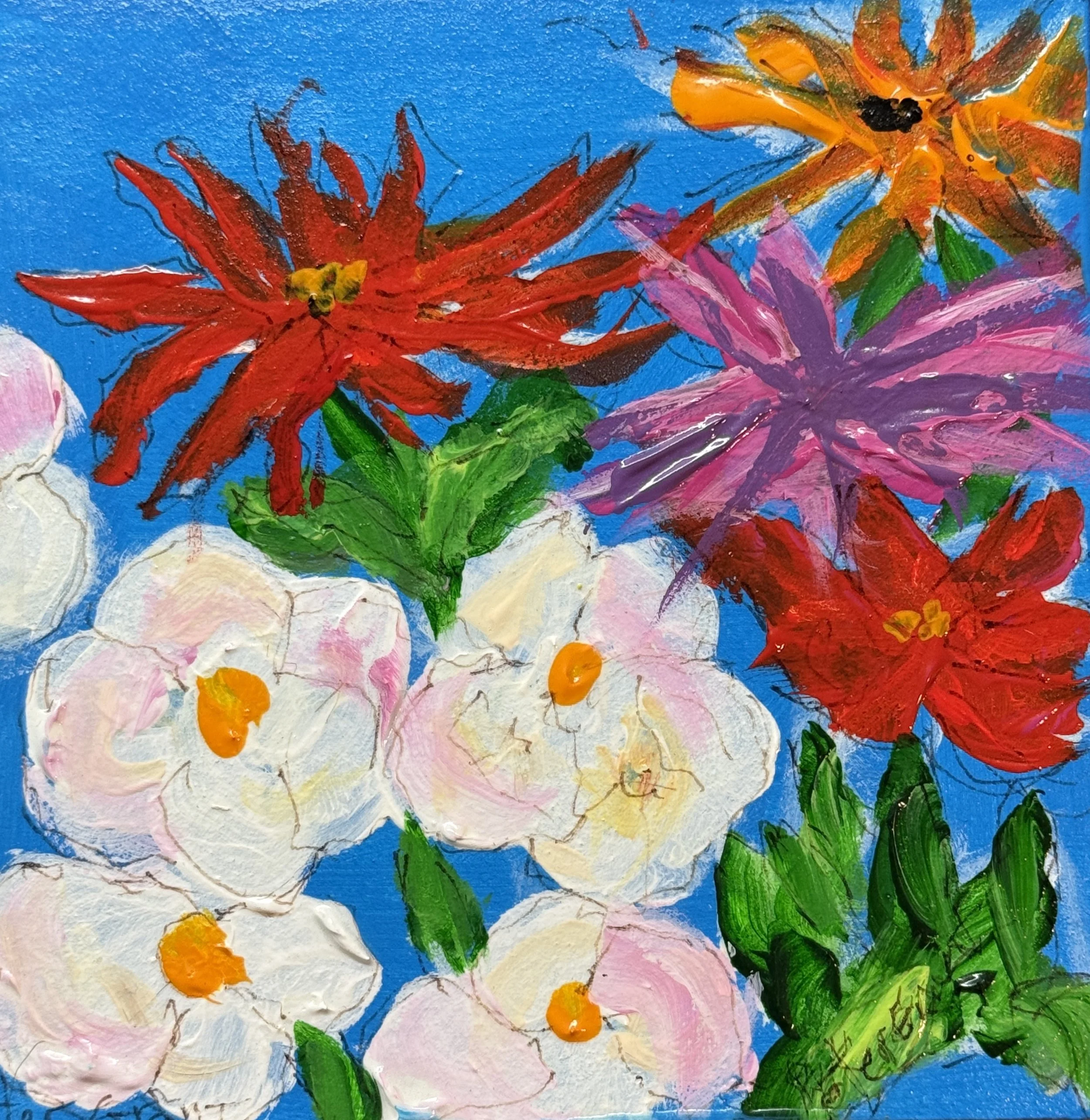 Spring Flowers 5  on board