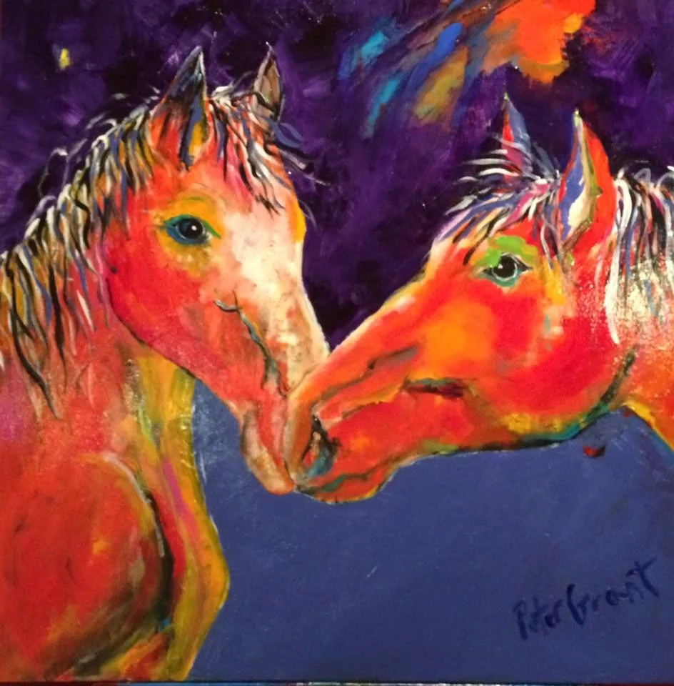 Pasture Buddies 1  30"x30"  Sold 