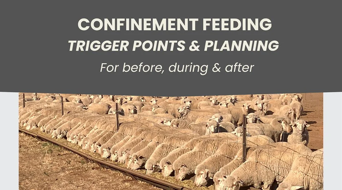 Confinement Feeding: Trigger Points &amp; Planning