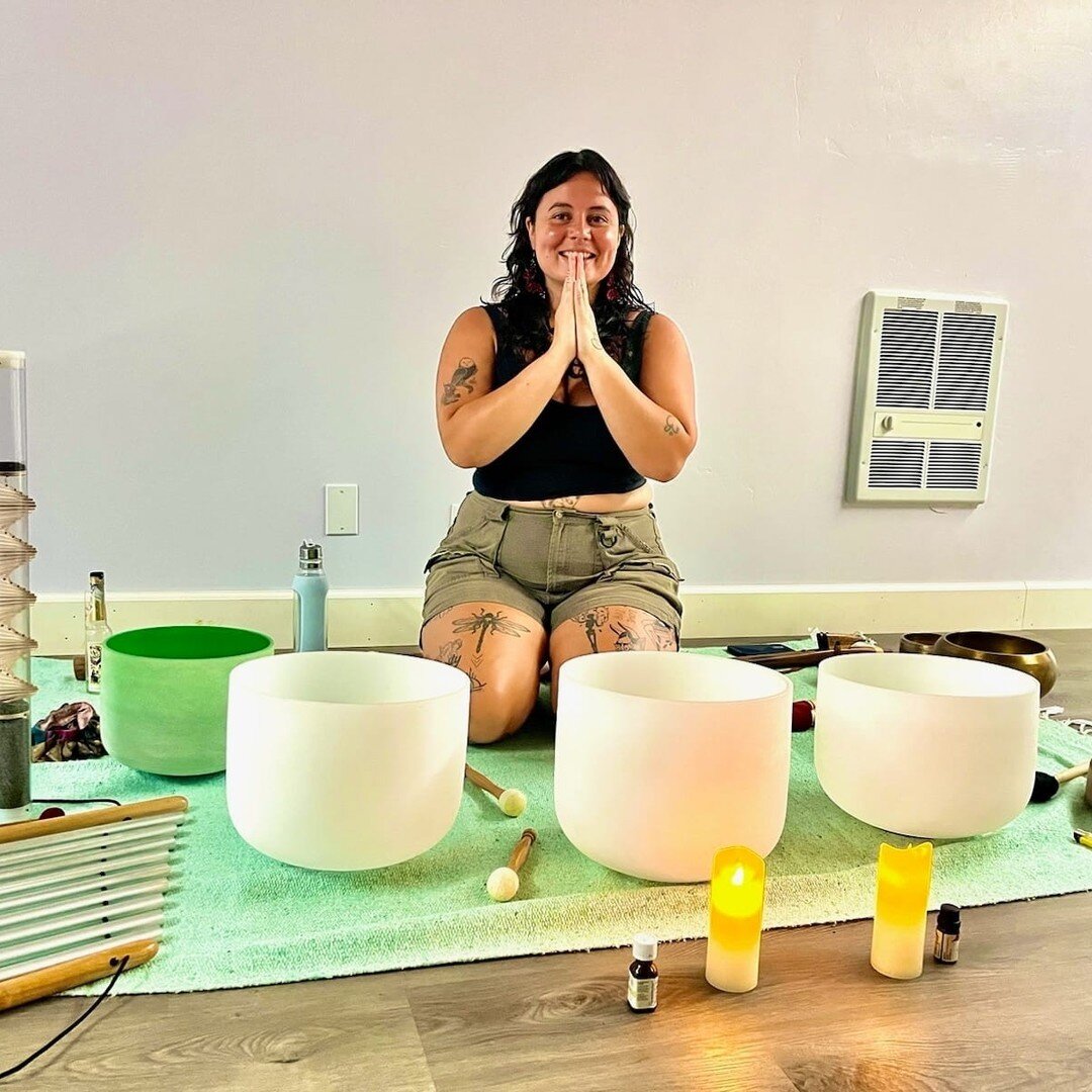 The rest of the year is going to be SO FULL of amazing opportunities for some awesome Sound Healing. ⁠
⁠
We've got Dani @ravenbruja who's opened up Mindful Mondays to be weekly at 7pm.⁠
⁠
Hannah @ao_waves 3rd Tuesday of every Month Crystal Aura Sound