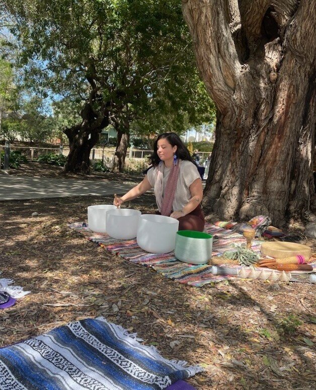 Mindful  Monday's with Dani is tomorrow! ⁠
⁠
She's been leading some absolutely amazing Sound Immersions lately and her guest facilitators have been rocking the house! Tomorrow she will be offering Tea accompanied with Sound and speaking from experie