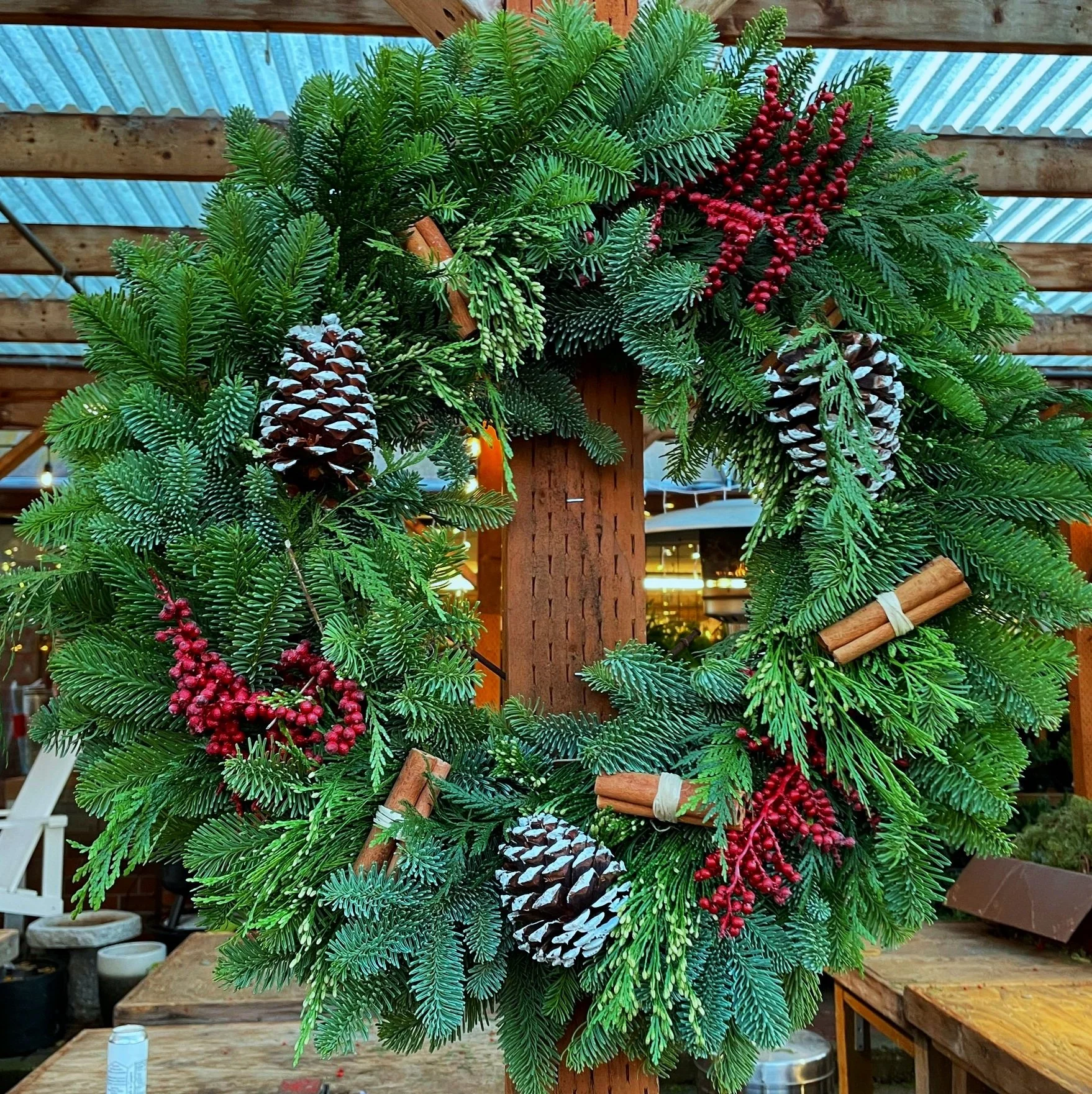 Wreath Making West Seattle Nursery Wreath Making West Seattle Nursery