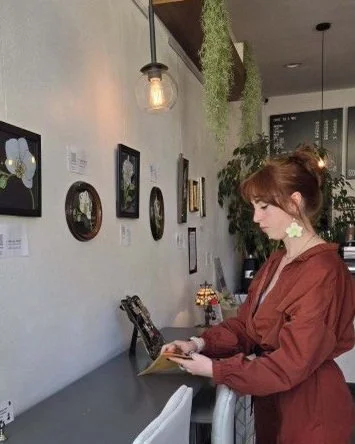 Local Artist Live Painting by Clara Boline