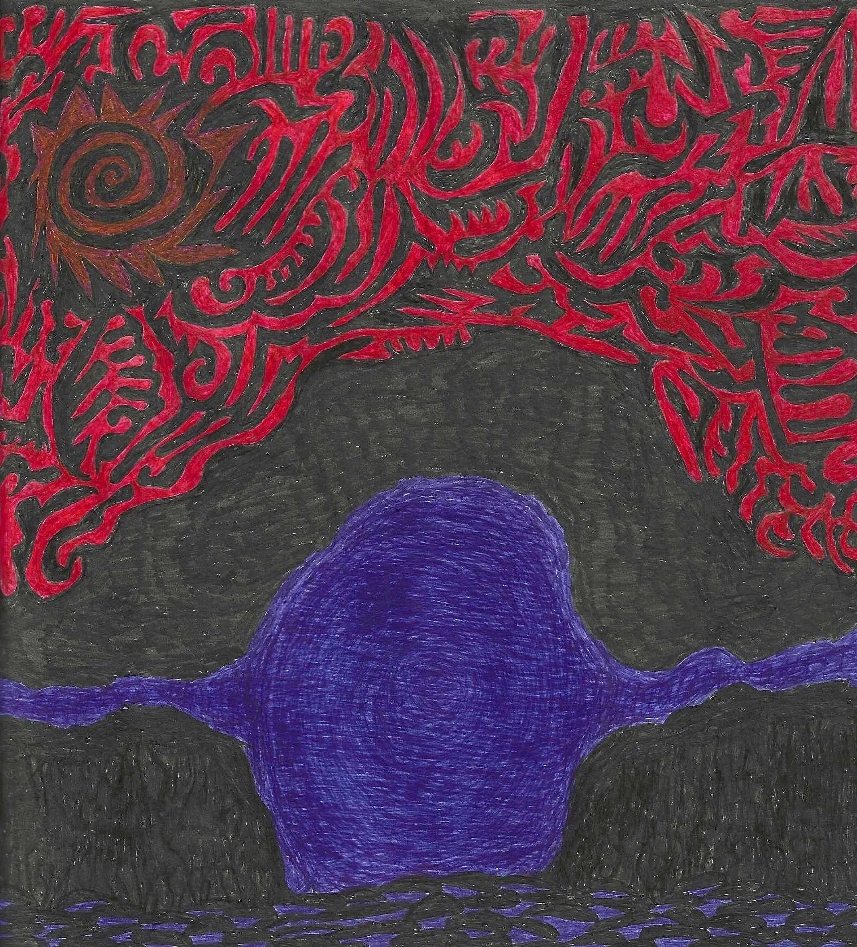 Mother & Child, 8.5x9.5