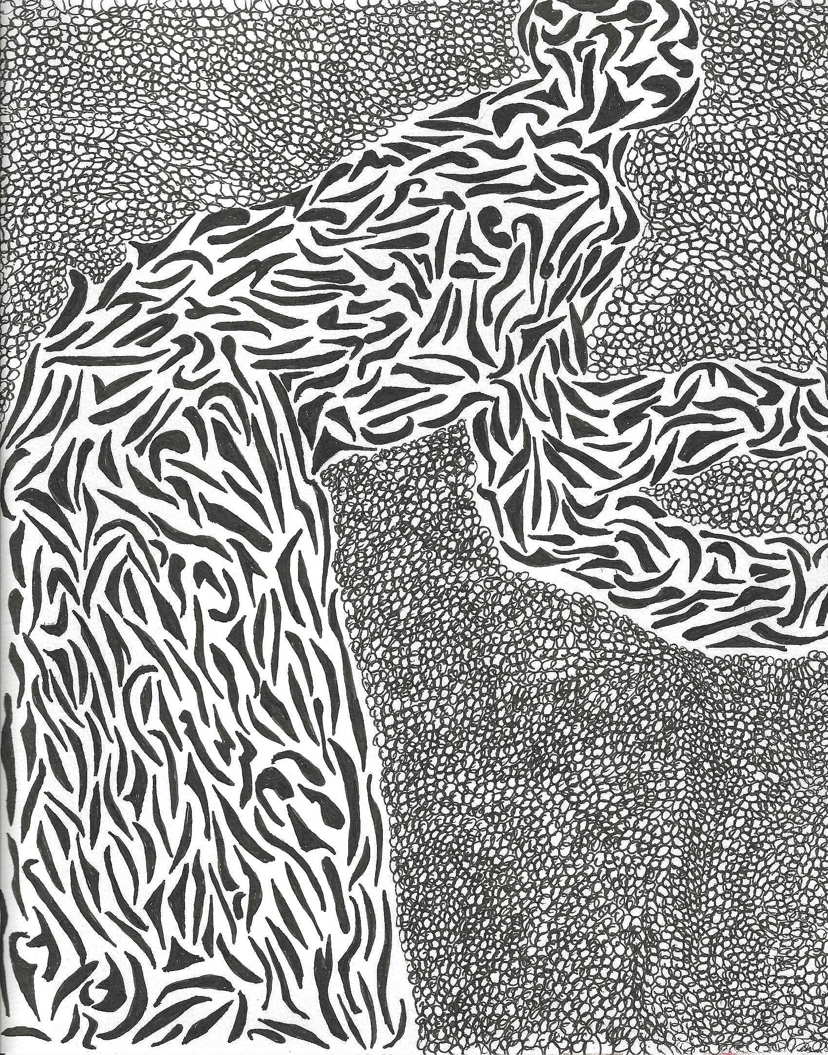 Mother Comforting Child, Off Canvas, 8.5x11