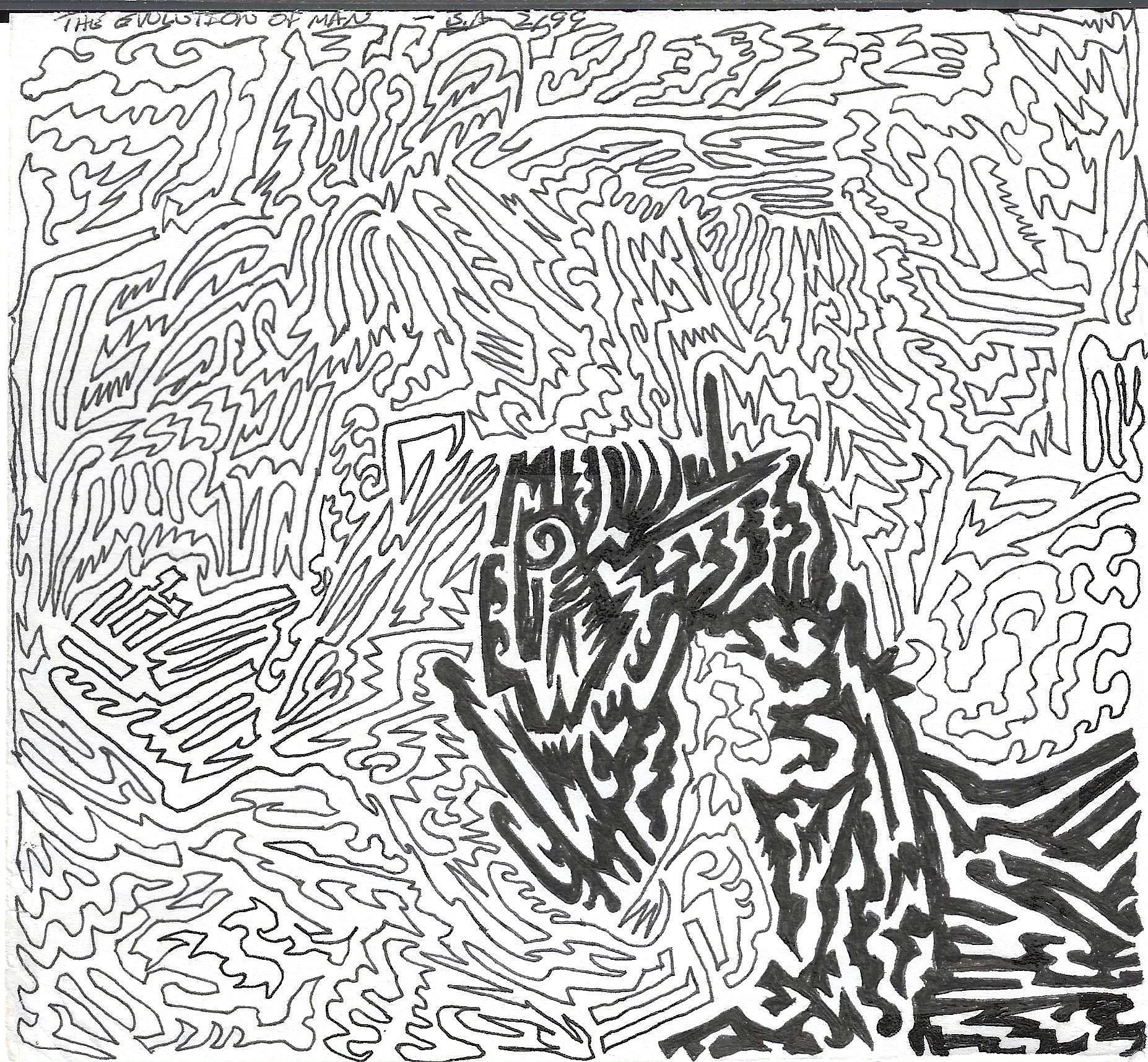 The Evolution of Man, 5.5x6.25