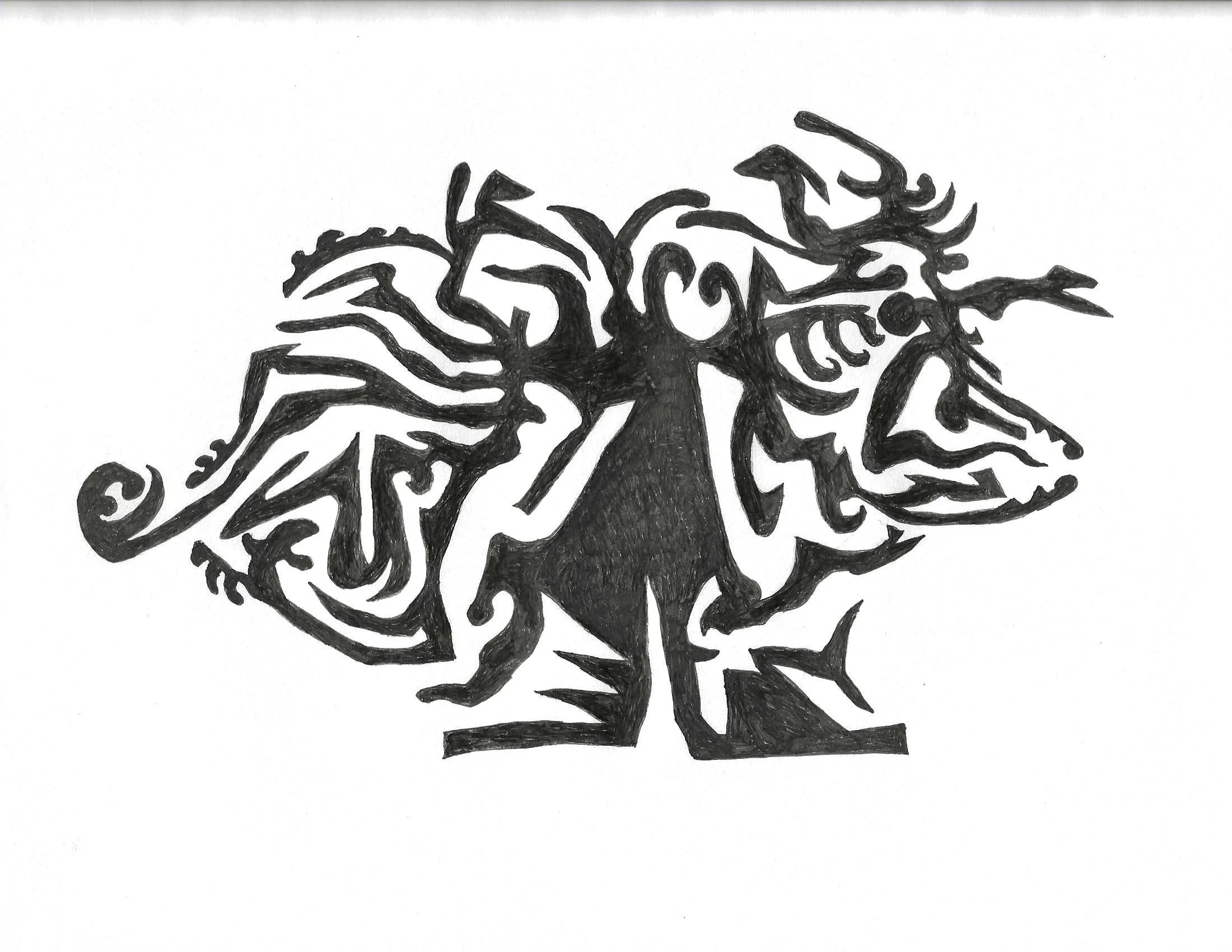 Mayan House Pet, 14x11