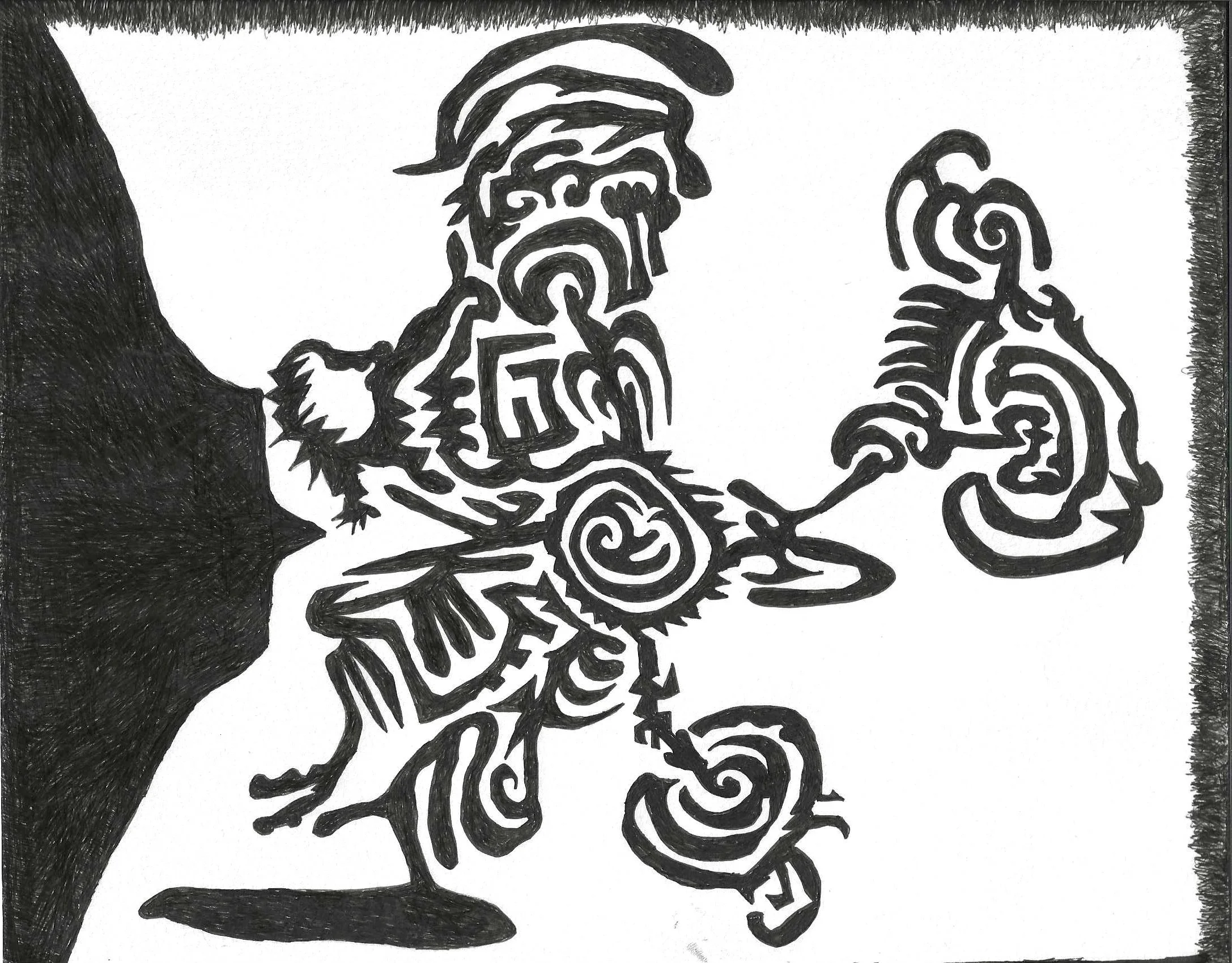 The Bicycle Accident, 11x8.5
