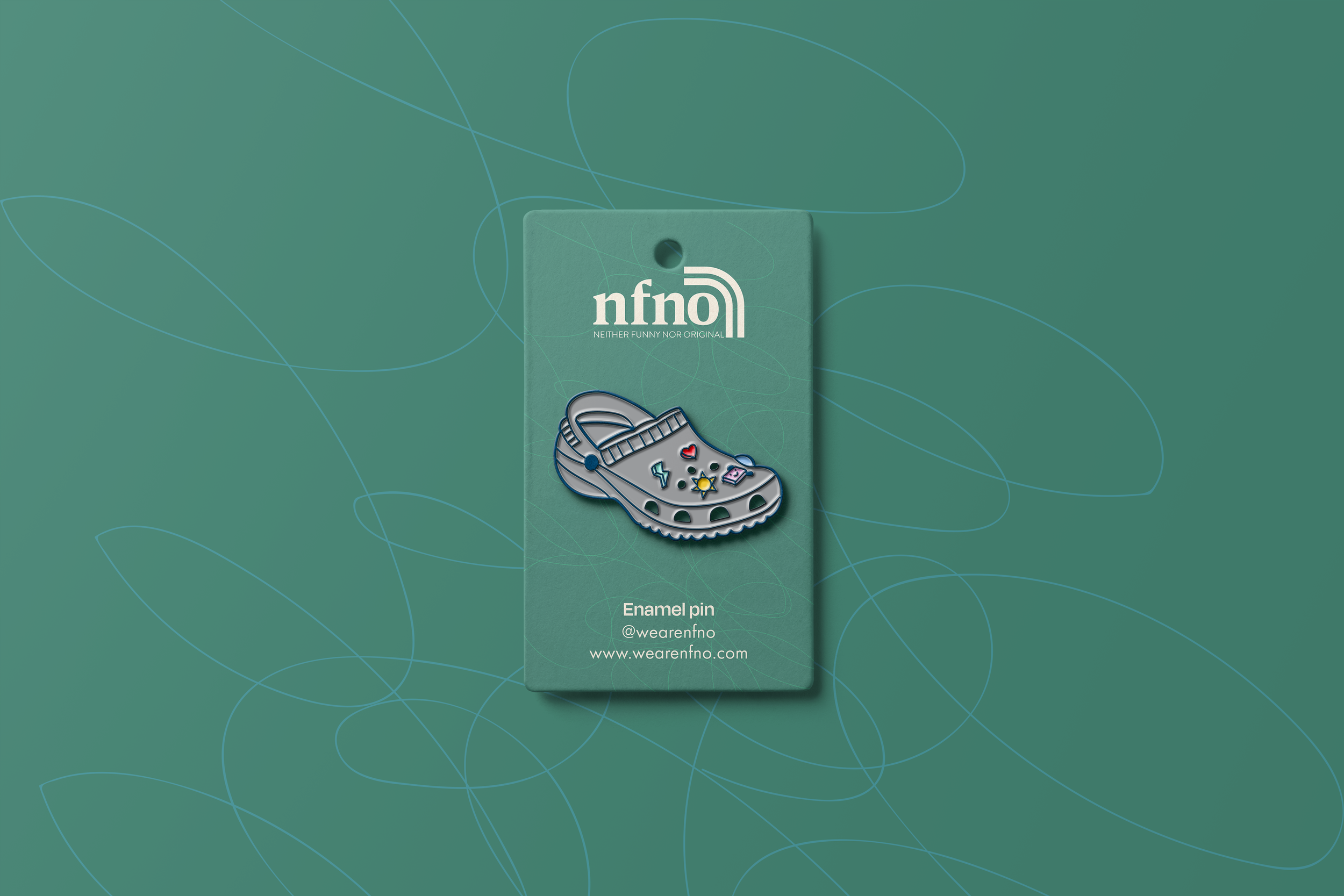 Charm Goblin | Croc Shoe Enamel Pin