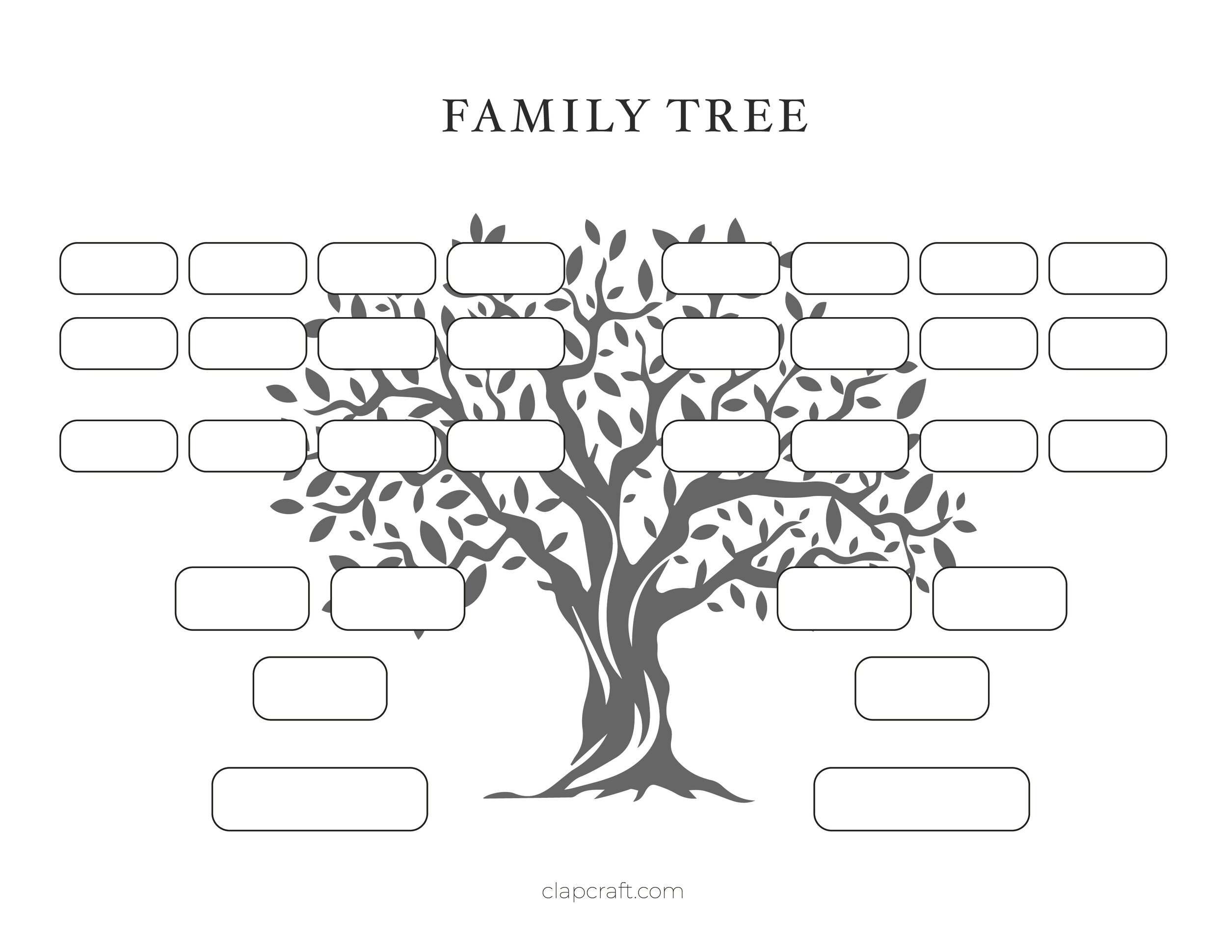 free family tree templates and charts clapcraft