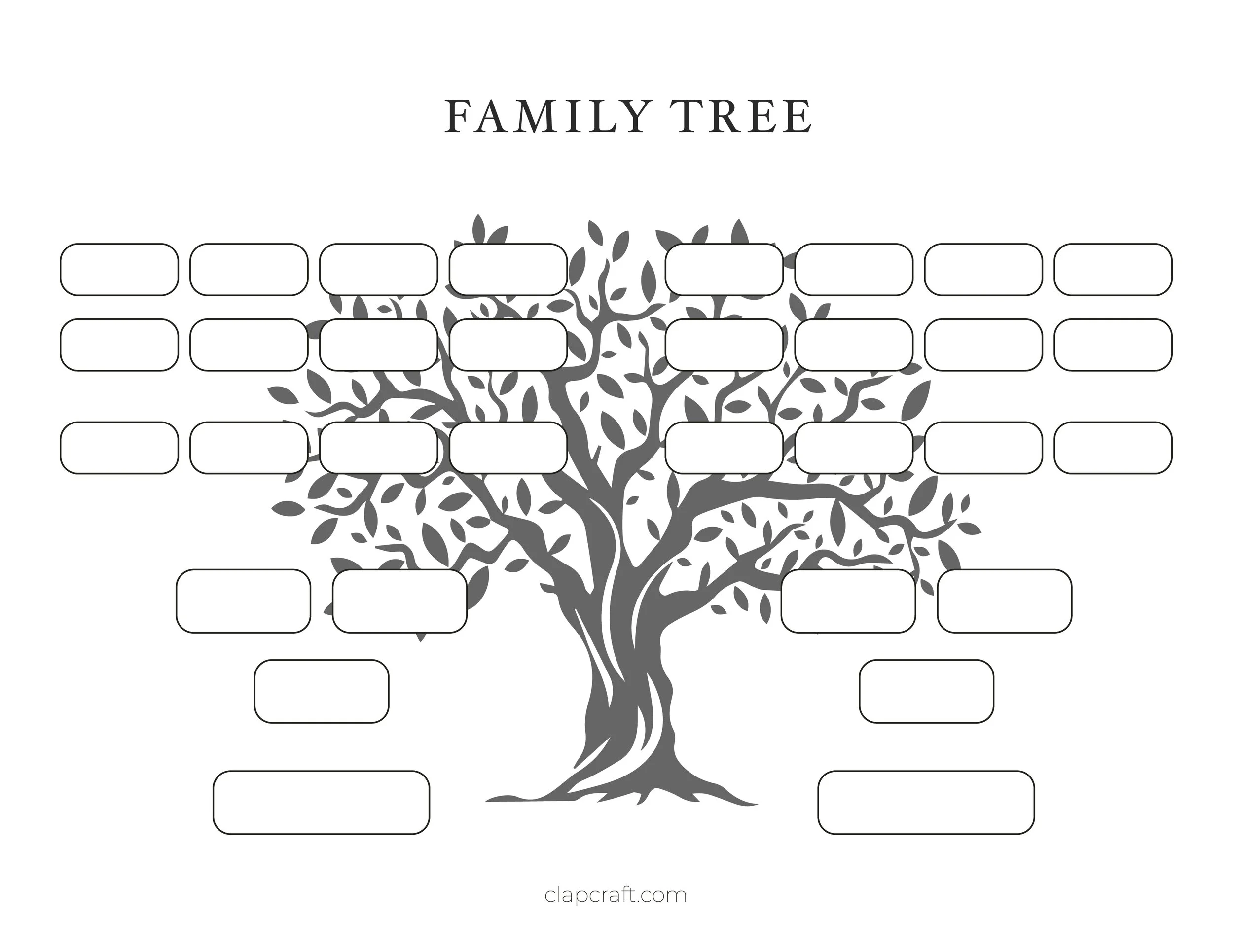 free family tree templates and charts clapcraft