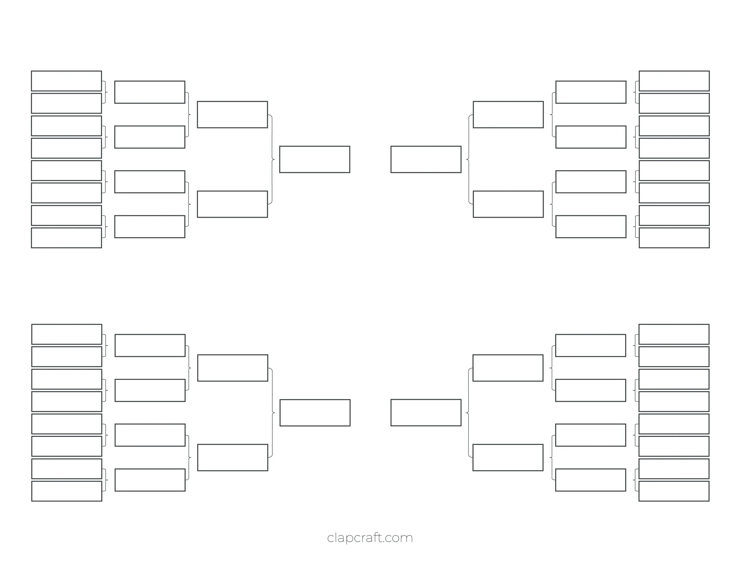 Free Family Tree Template for 4 generations