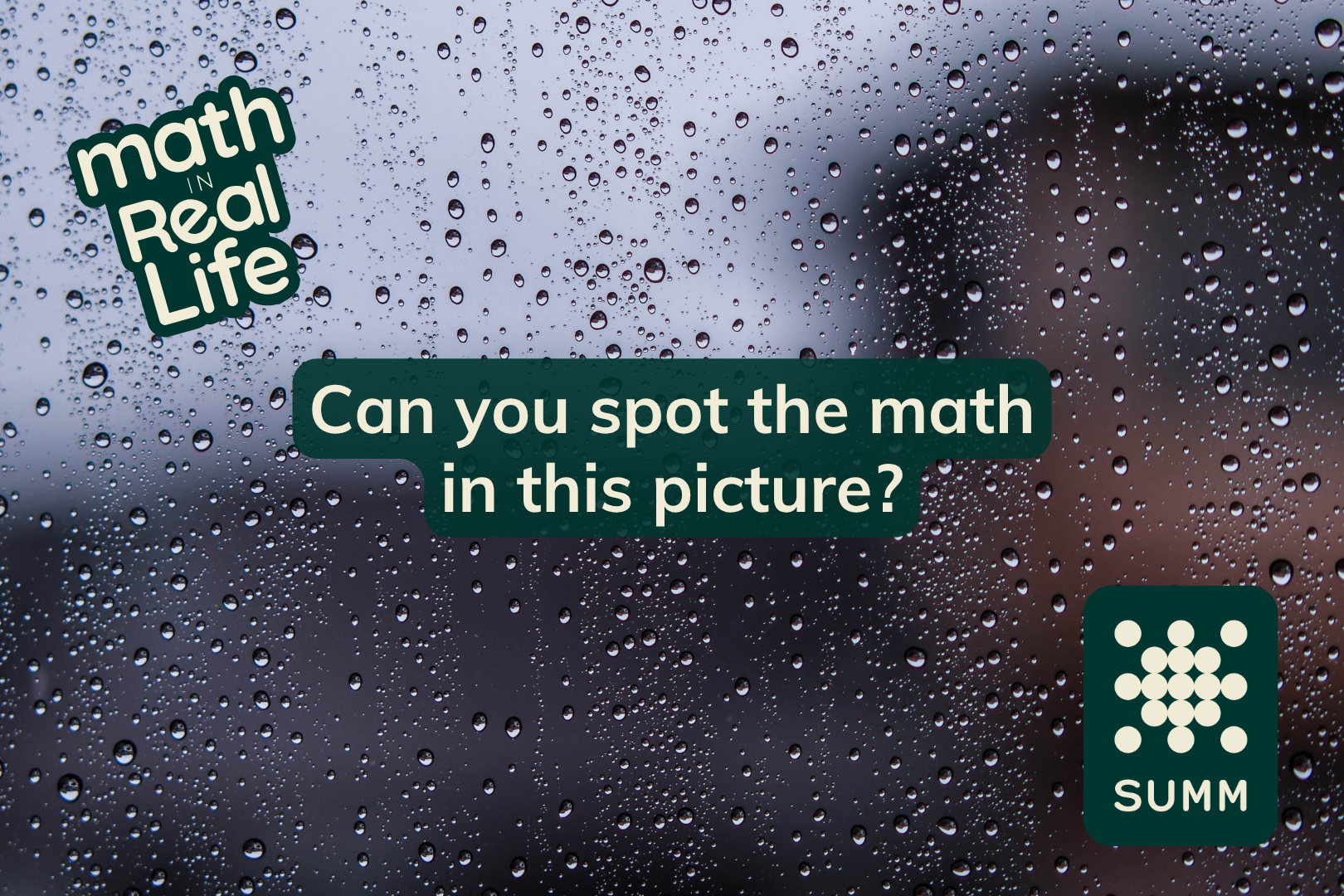 Math in… Raindrops