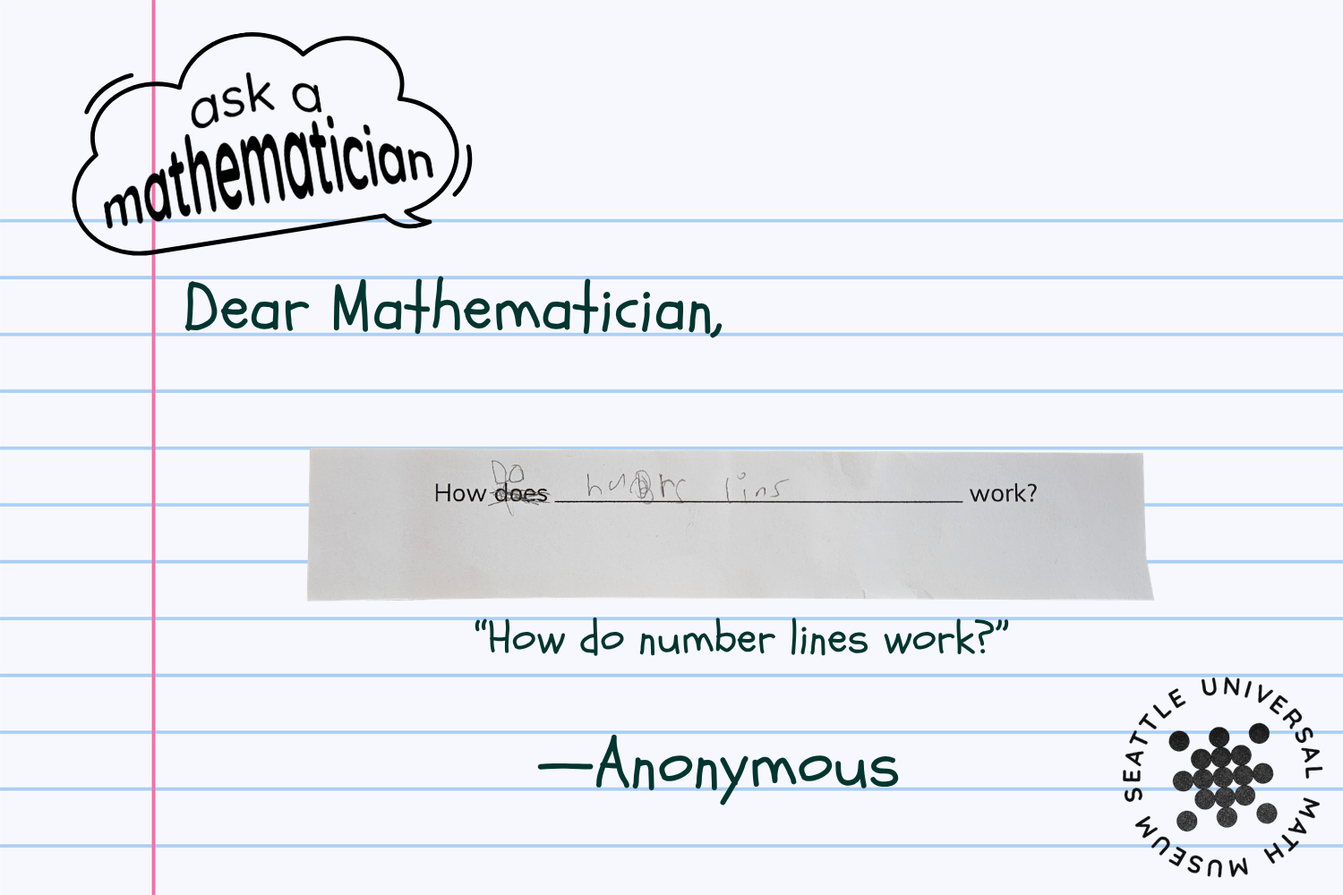 How do number lines work?