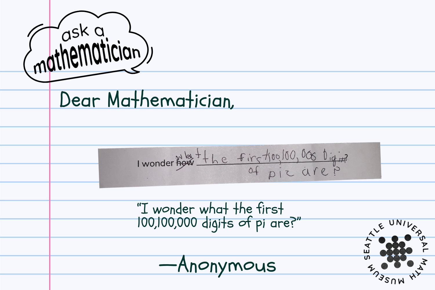 I wonder what the first 100,000,000 digits of pi are.