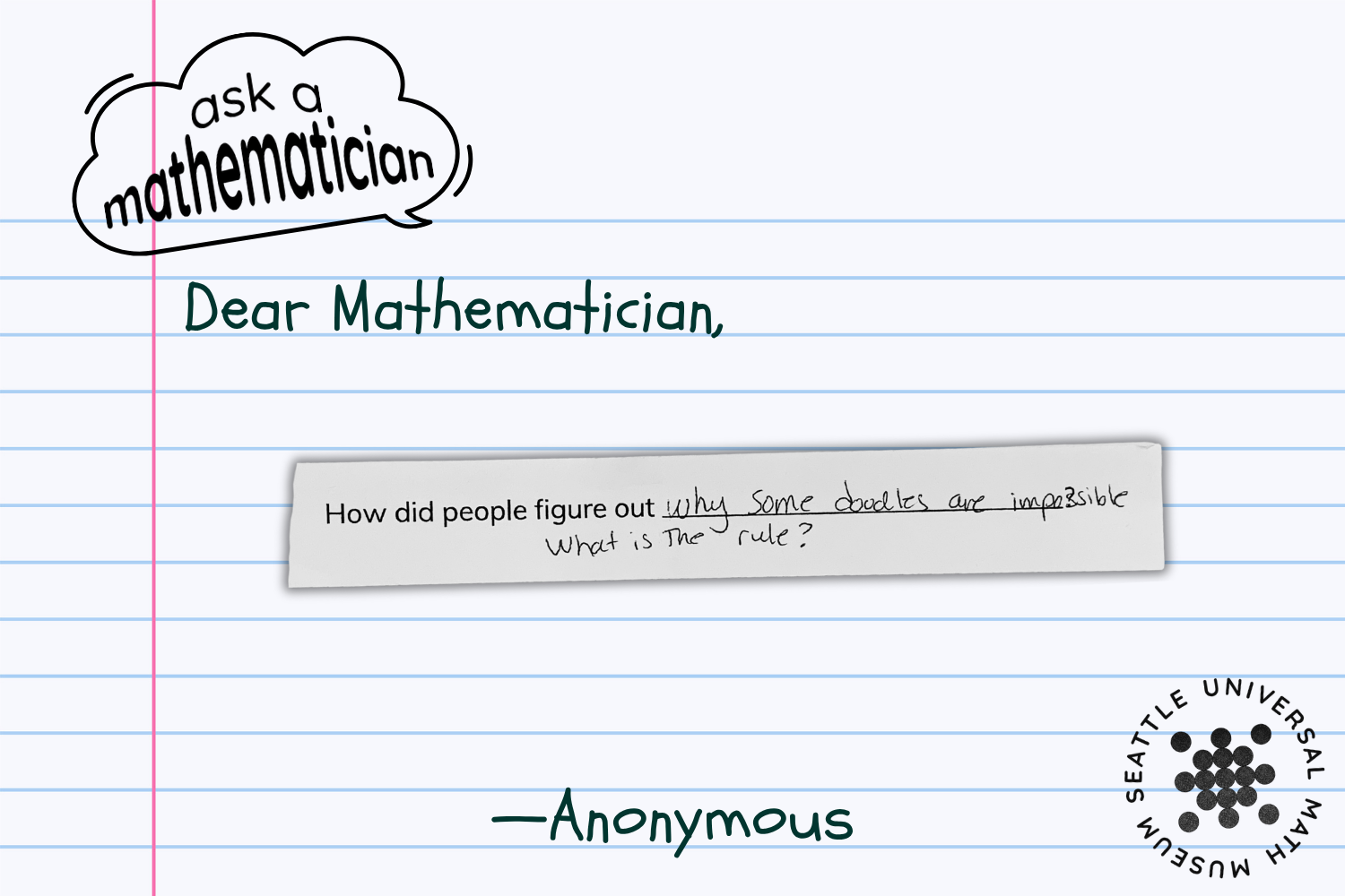 How did people figure out why some doodles are impossible?  What is the rule?