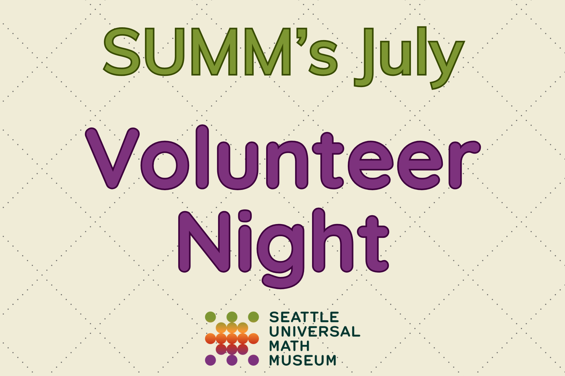July Volunteer Night
