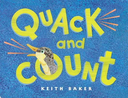 Quack And Count written and illustrated by Keith Baker.  
Slip, slide, leap, and dive with a family of seven lively ducklings as they get ready to fly for the very first time. It's an adventure little ones will want to recount again and again!